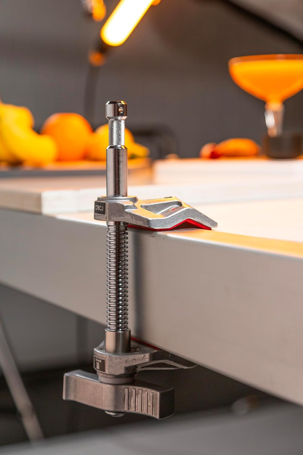 Hochbelastbare Mittelschraubzwinge mit 7,5 cm Öffnung, 3" Centre Vice