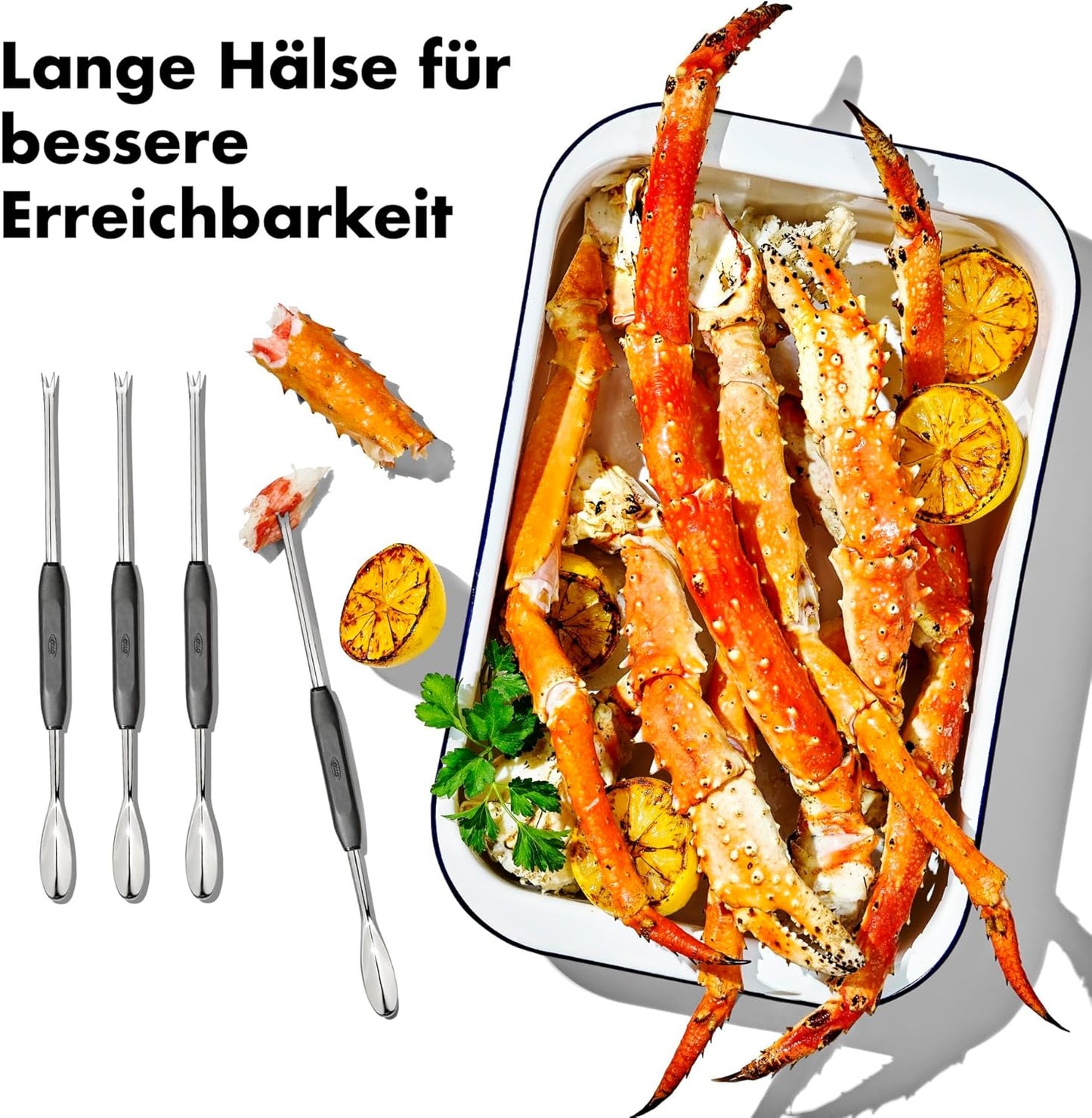 4er Set GG Meeresfrüchte Picks, Meeresfrüchte-Picke