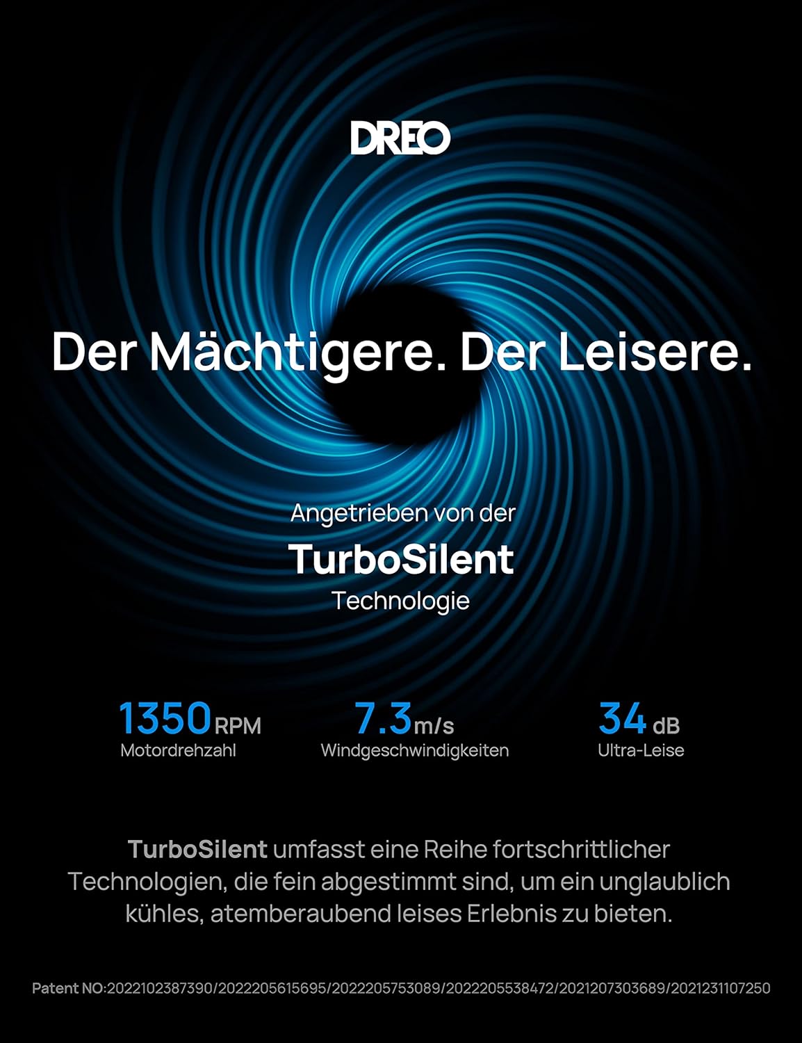 Smarter Turmventilator - Cruiser Pro T2S, Schwarz