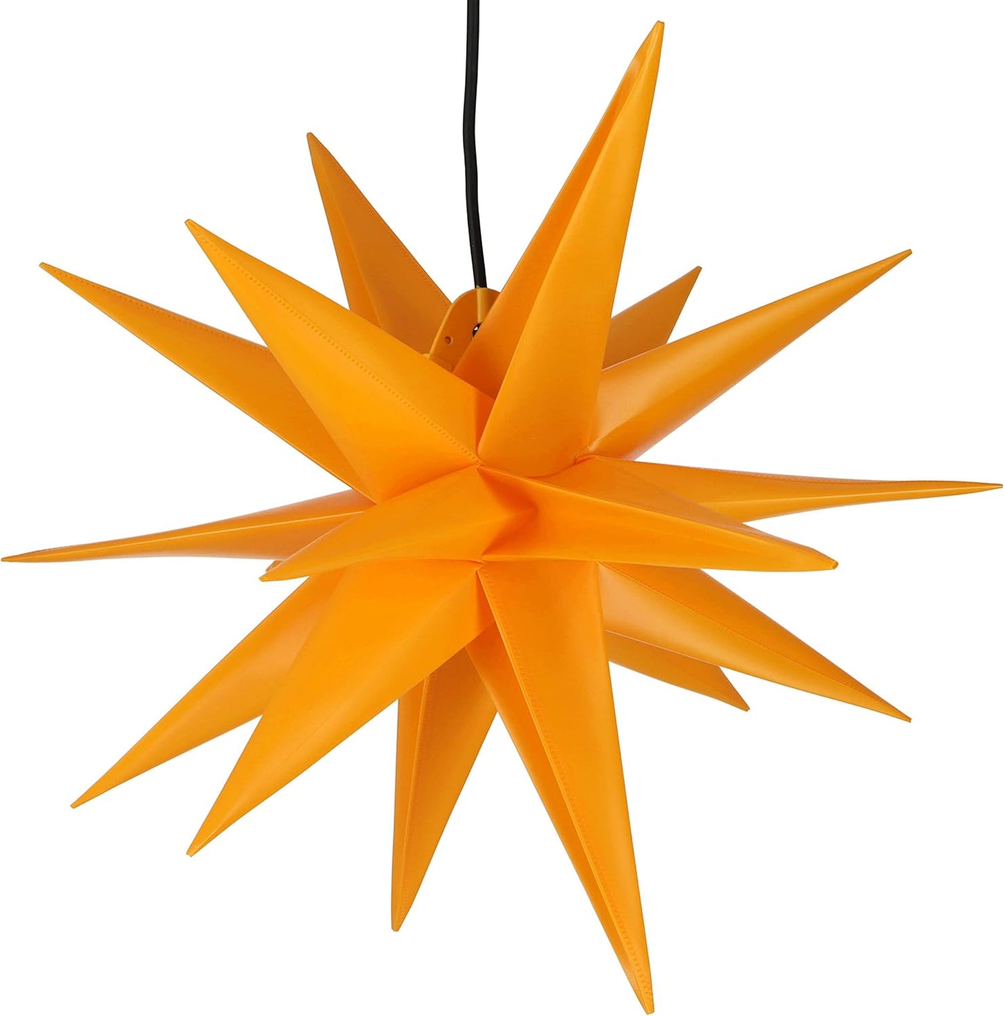 3D-Faltstern mit LED-Leuchtmittel, Ø 35 Cm 4xaa Gelb