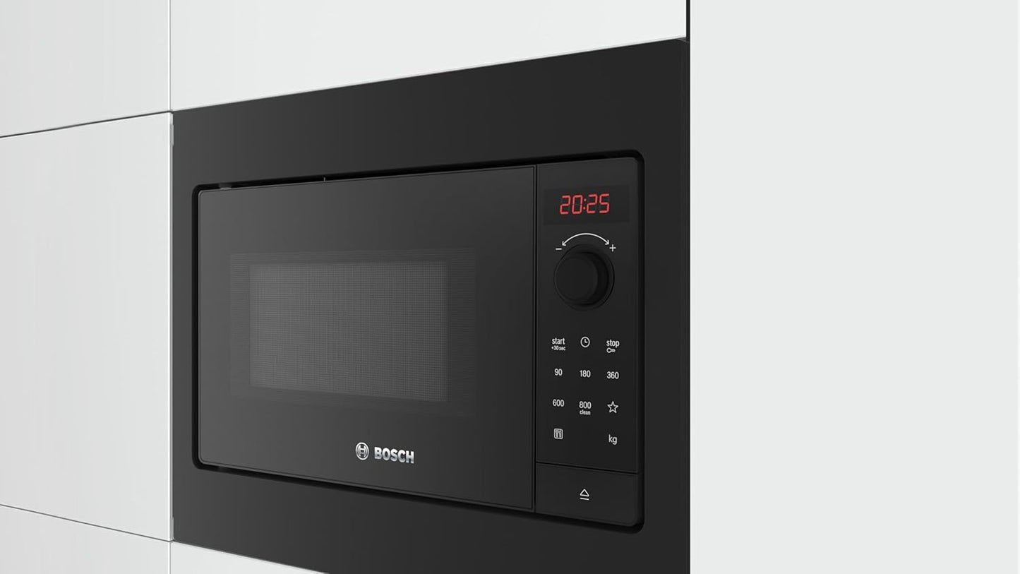 Einbau-Mikrowelle BFL523MB4, Serie 2 Schwarz 50 cm Breite