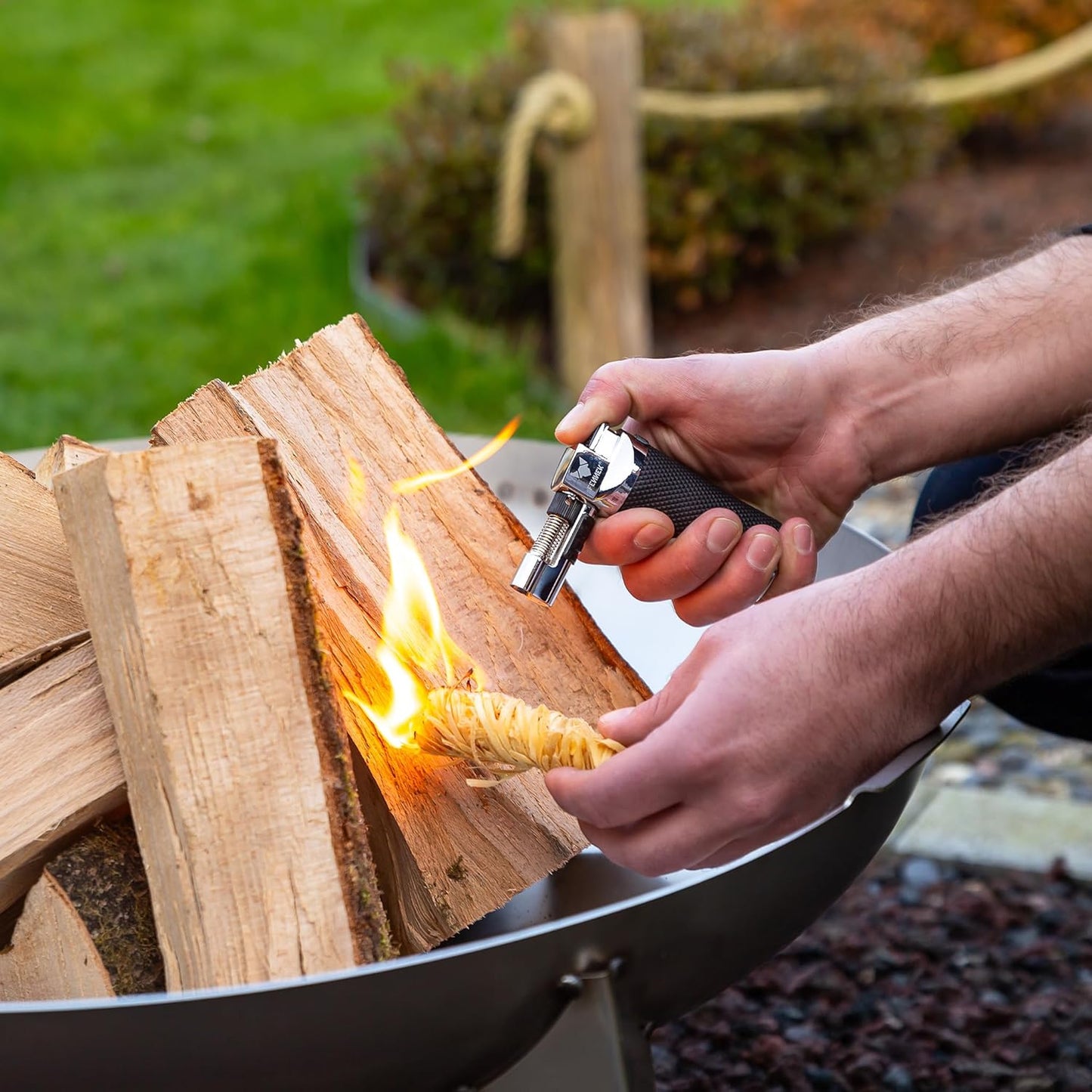 Feuerschale 3 Pod, 65 cm, Feuerschale Stahl