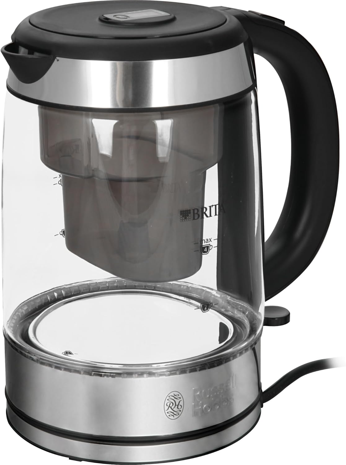 Wasserkocher Clarity mit BRITA Wasserfilter, Glas Wasserkocher + BRITA Wasserfilter, Single