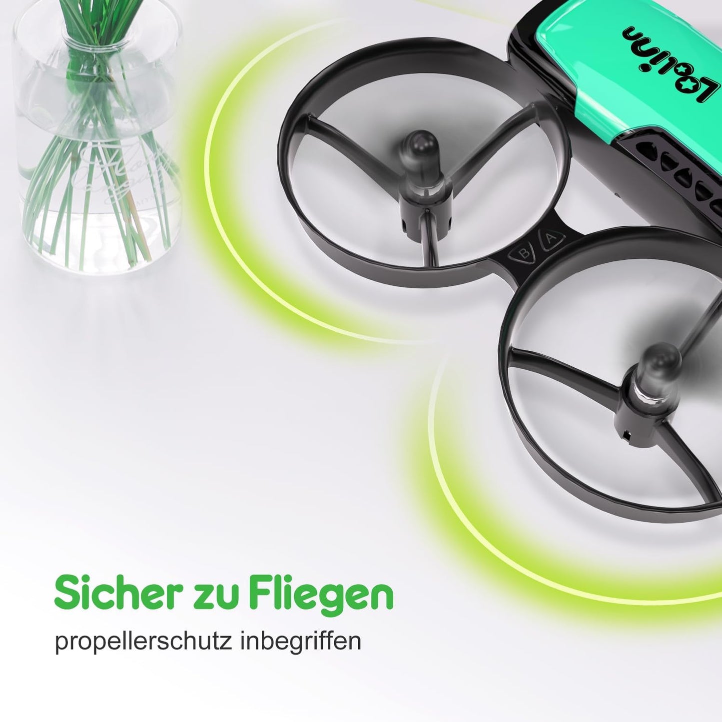 Mini-Drohne mit Kamera für Kinder, 1. Grün