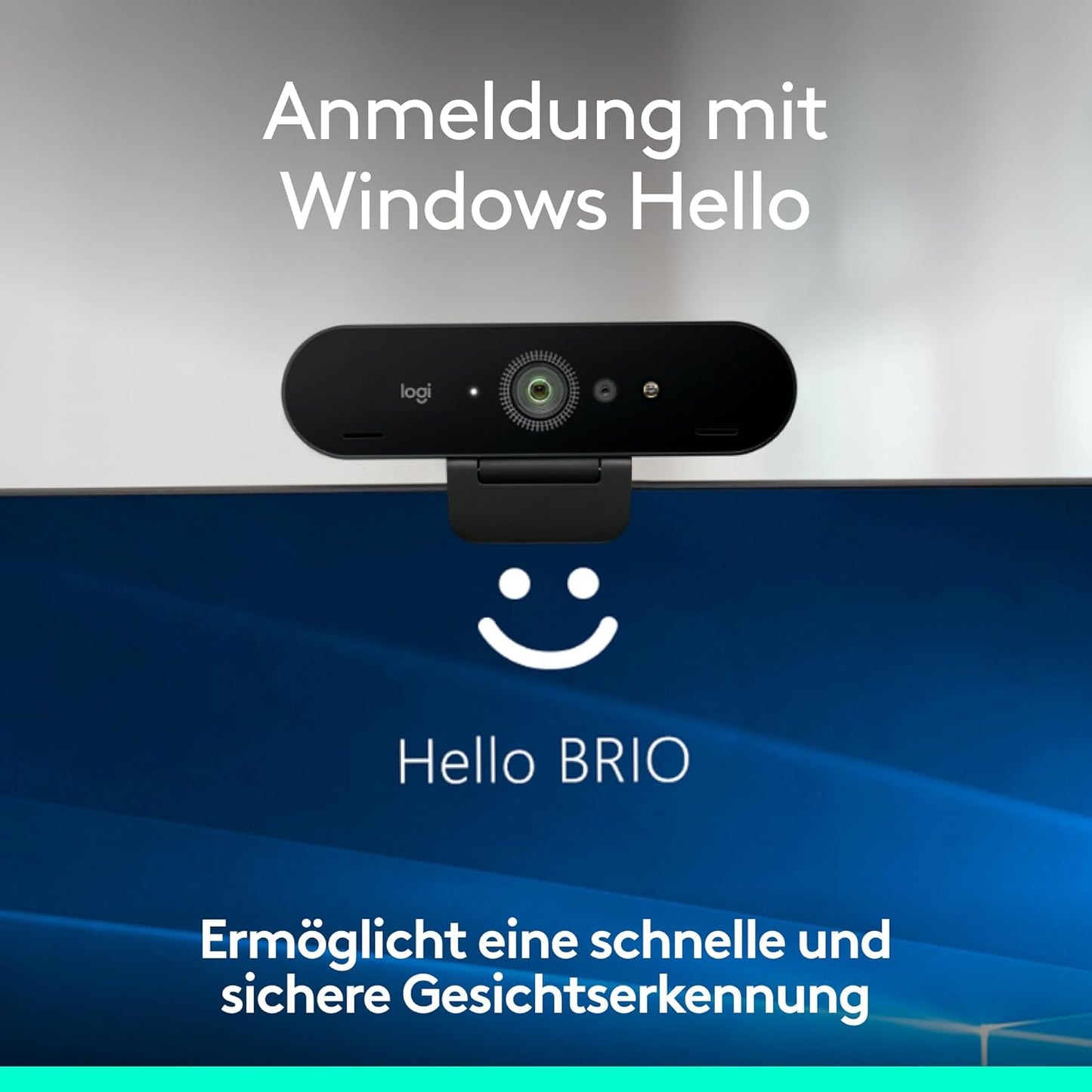 Brio 4K Webcam mit Rauschunterdrückung, Neue Version
