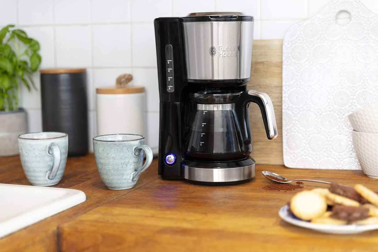 Mini-Kaffeemaschine mit Permanentfilter