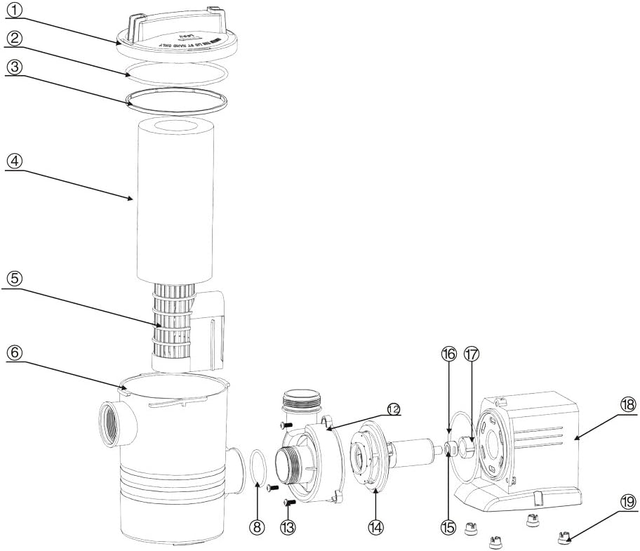 CPP-6000F Poolpumpe