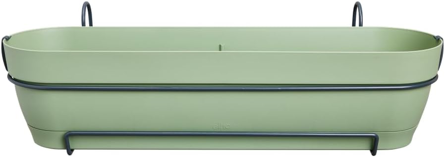 Vibia Campana Balkonkasten Allin1 mit Wasserreservoir, Pistazien Grün 70 cm
