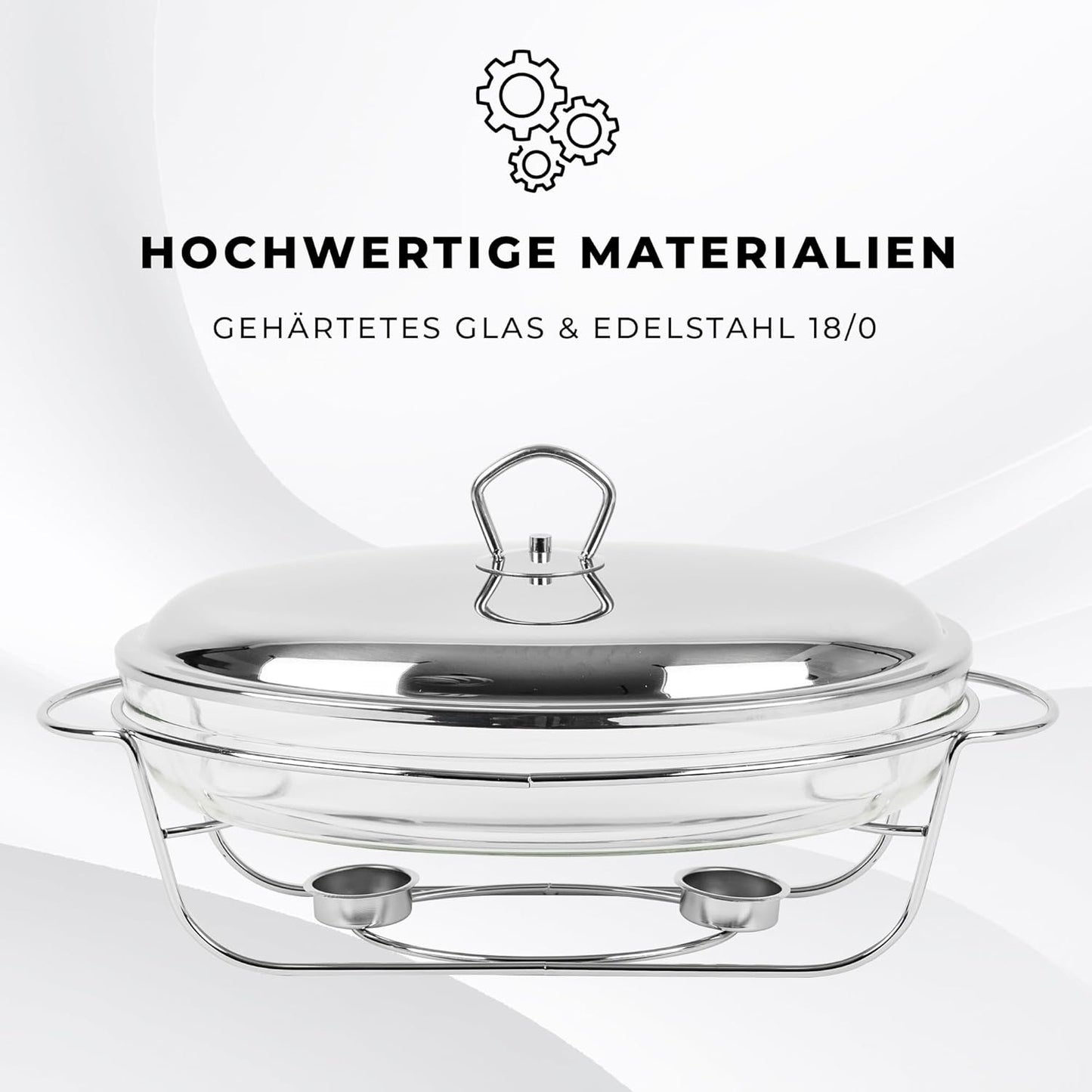 Wärmebehälter mit Glaseinsatz, 3 Liter