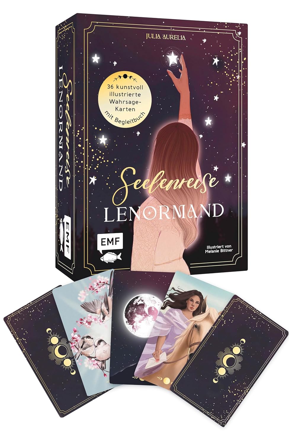 Lenormand-Kartenset: Seelenreise Lenormand, Taschenbuch