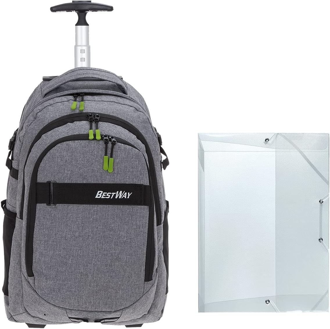 Schultrolley-Set, Dark Side (Grau) 1701