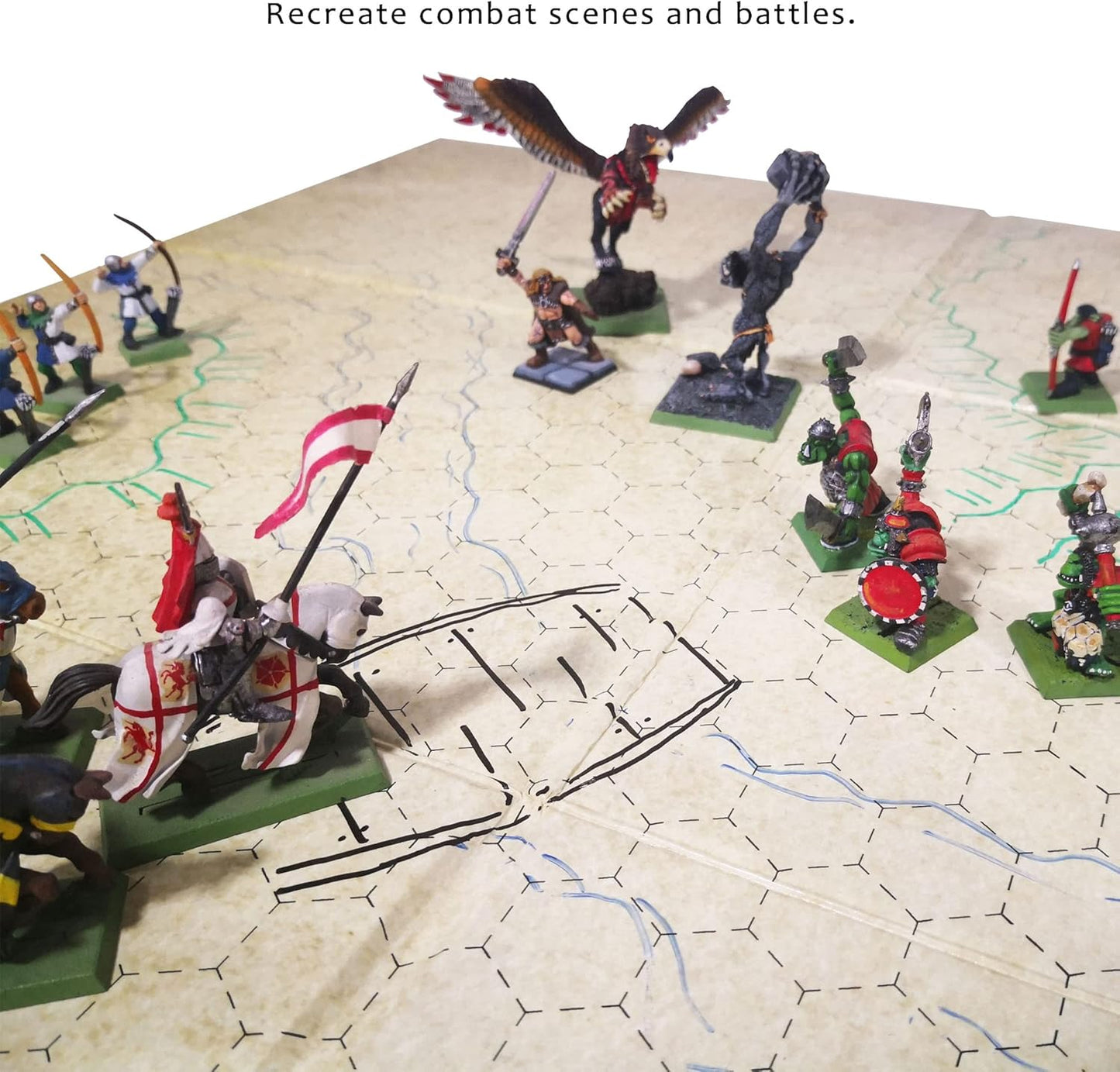 Dungeon Grid Board für Rollenspiele und Kriegsspiele, Board
