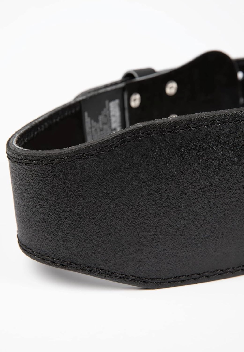 Gepolsterter Leder-Hebegürtel für Krafttraining, XXL-3XL Schwarz