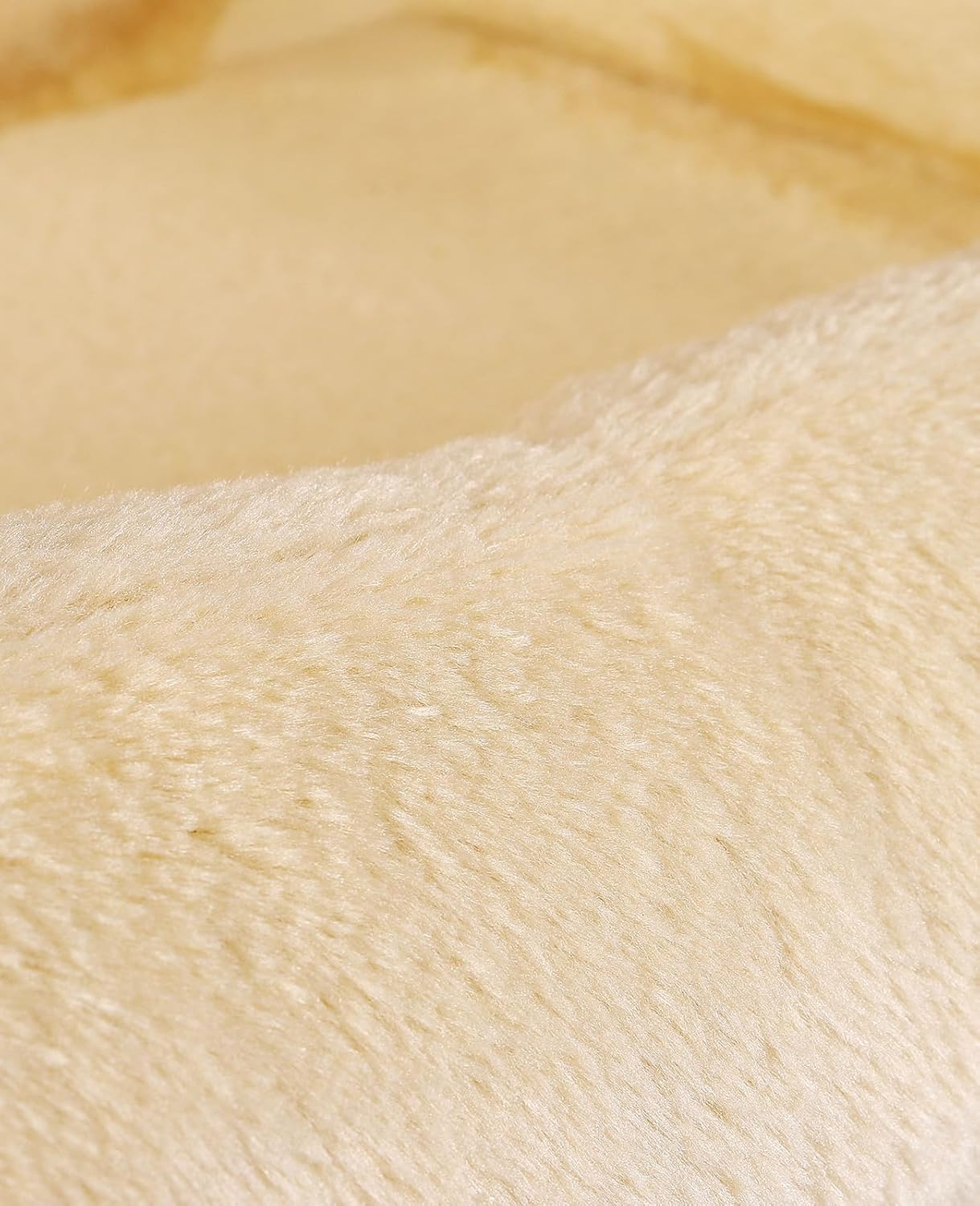 Katzenheizungsliege mit Plüschbezug, Beige