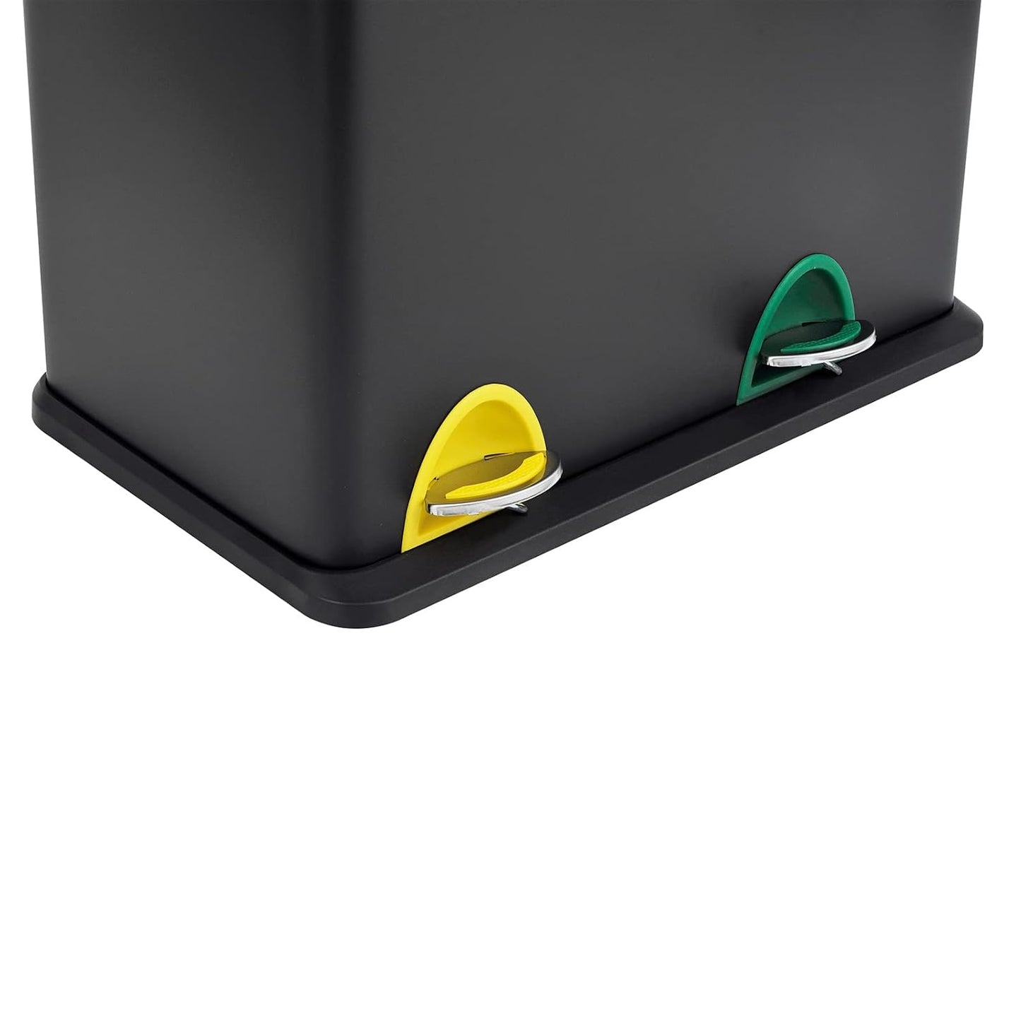 Doppelter Abfalleimer TC2Combo35, Schwarz