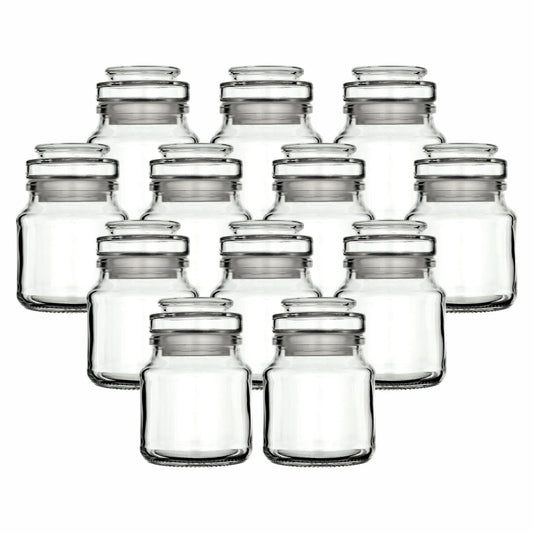 12er-Set Gewürzglas Rondo mit Glaskorken, Rondo/Glaskorken 12 Stück