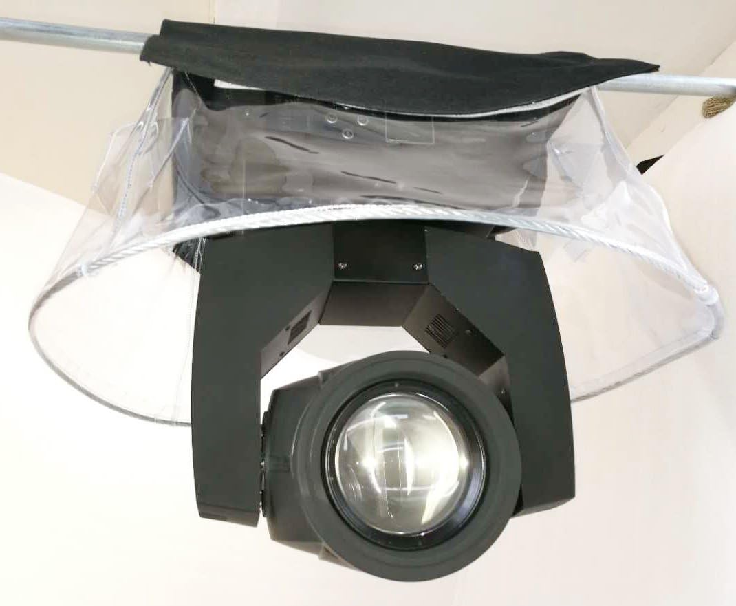 8er-Set Regenschutz für Moving Head, Transparent Cover For Moving Beam Light