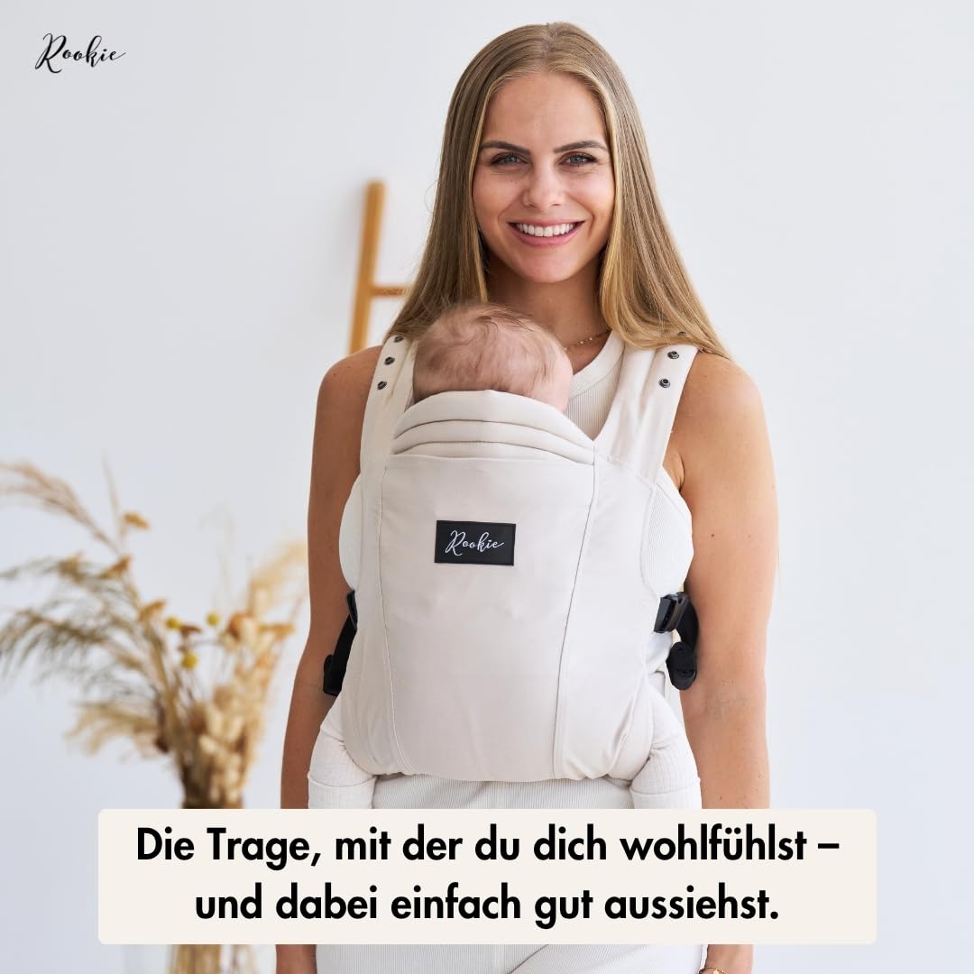 Ergonomische Babytrage, Beige