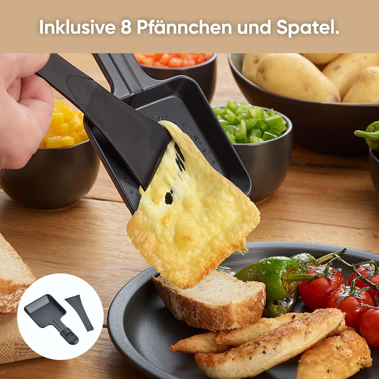 Raclette Grill RG 9670, NEU: Design Raclette