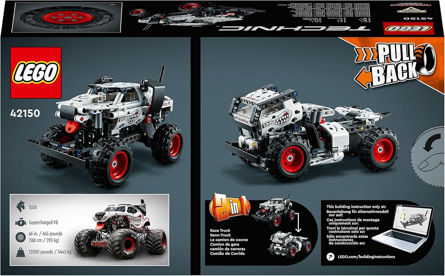 Technic Monster Jam Monster Mutt Dalmatian Truck, Single