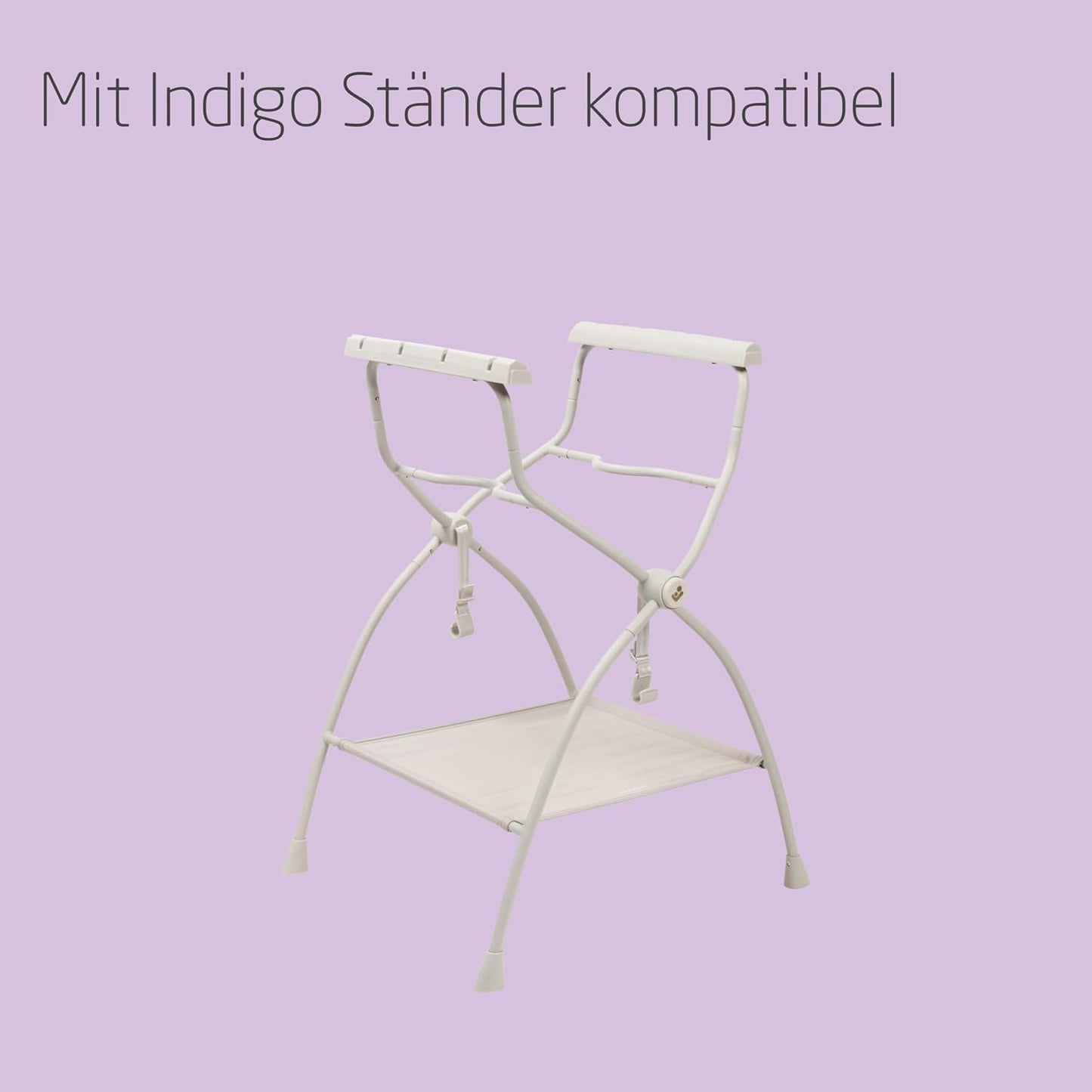 Faltbare Babybadewanne mit Thermometer Indigo, Muted Terra
