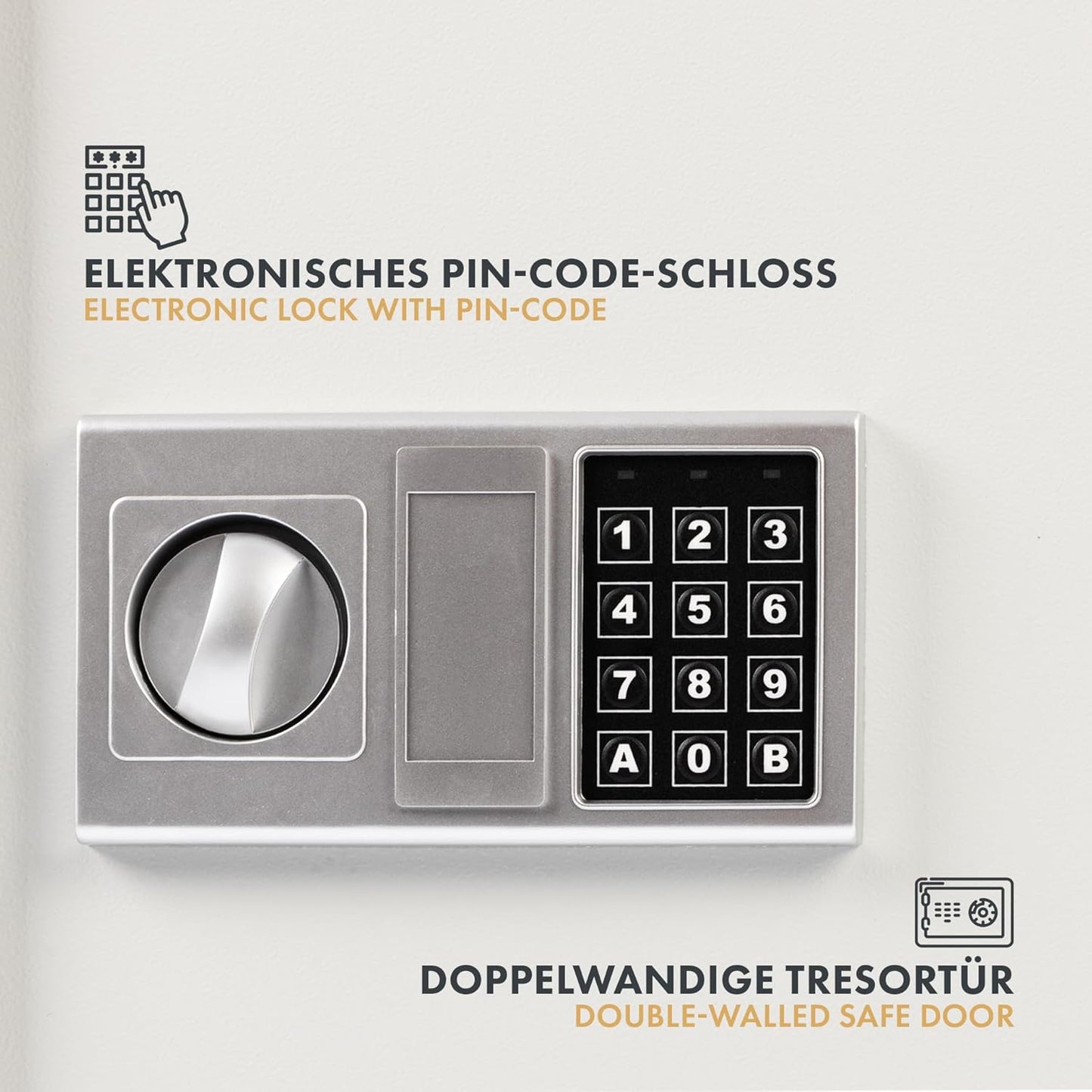 Schlüsseltresor mit Elektronikschloss, 133 Schlüssel