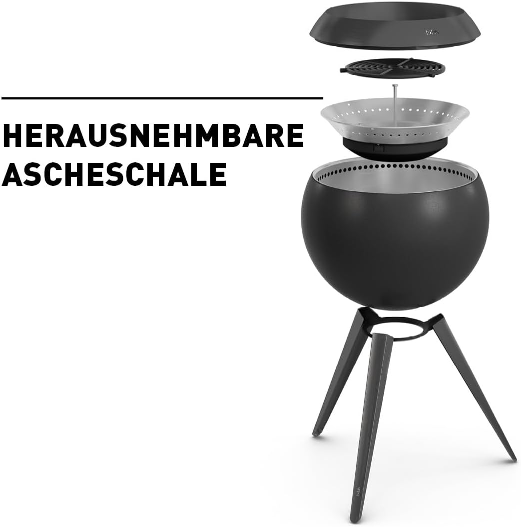Moon 45, 45 all black mit hohem Fuß