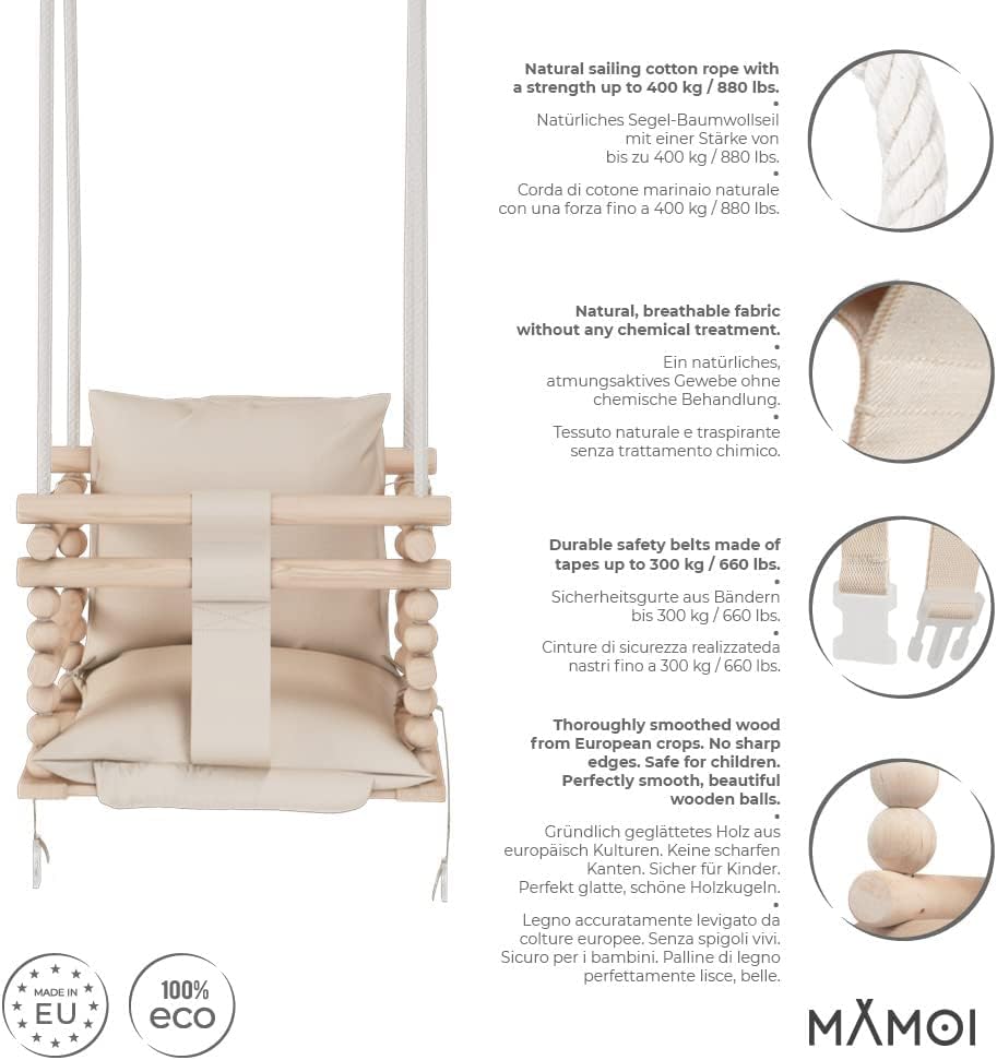 Babyschaukel, Beige