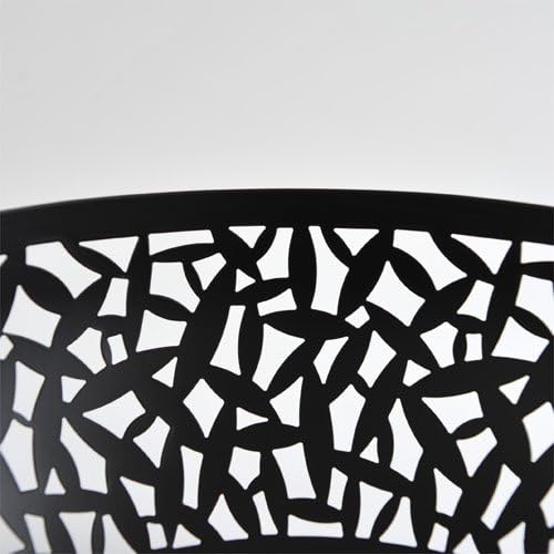 Obstschale, 11.5 x 30 x 9 cm Schwarz