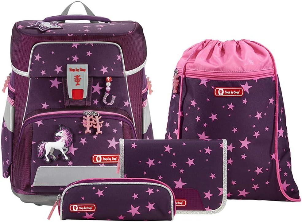 Schulranzen-Set Space Unicorn, Rosa
