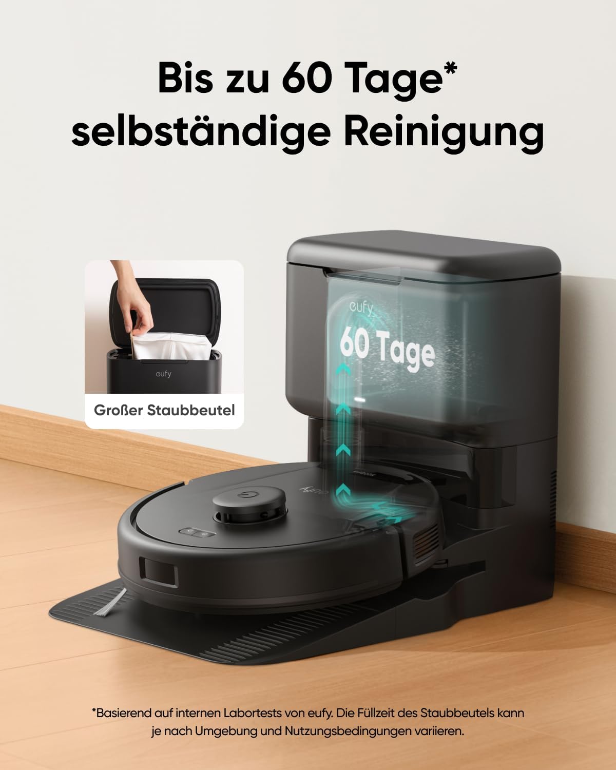 Saugroboter mit Absaugstation L60, L60 SES
