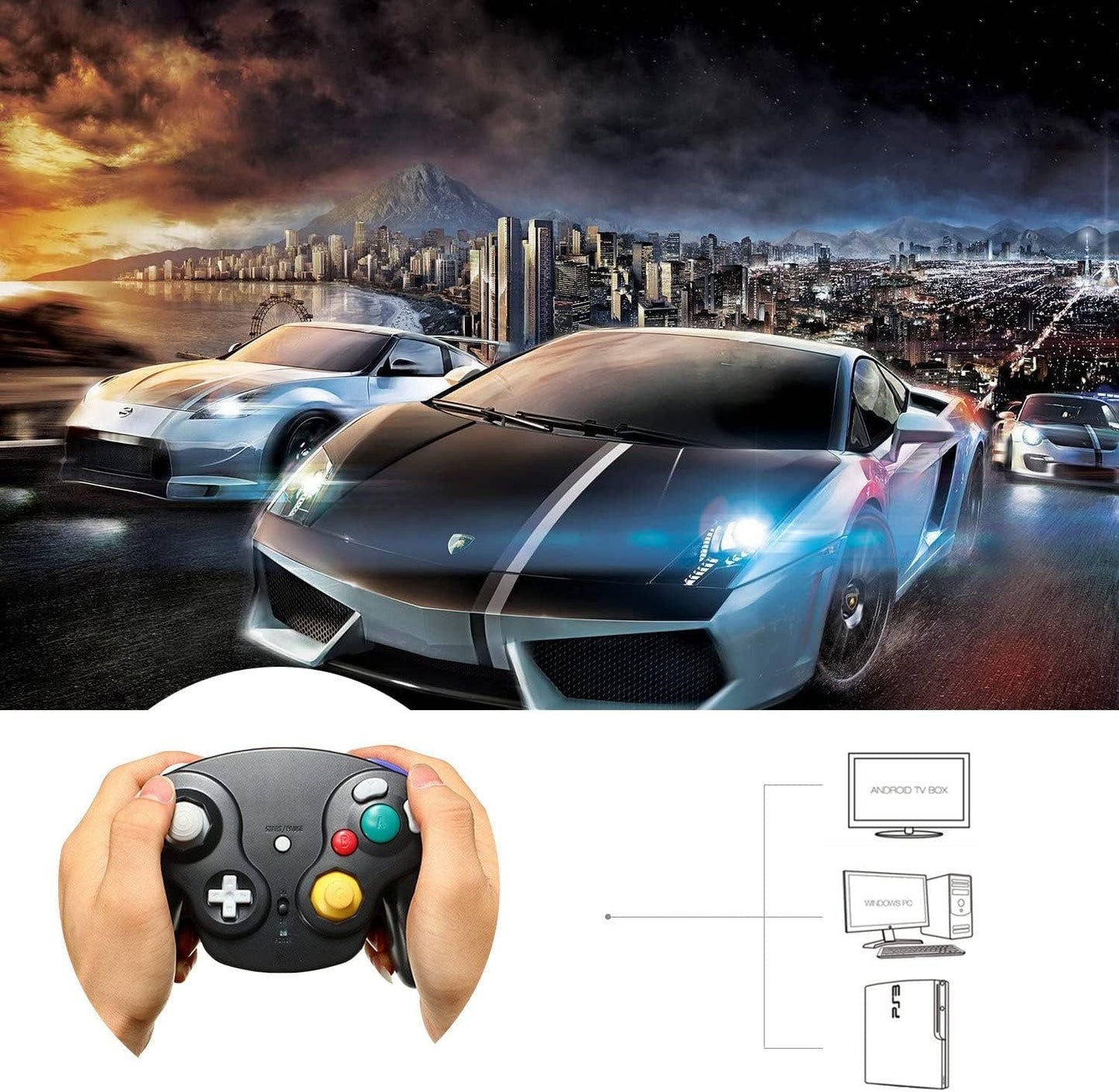 Wireless Controller für Gamecube
