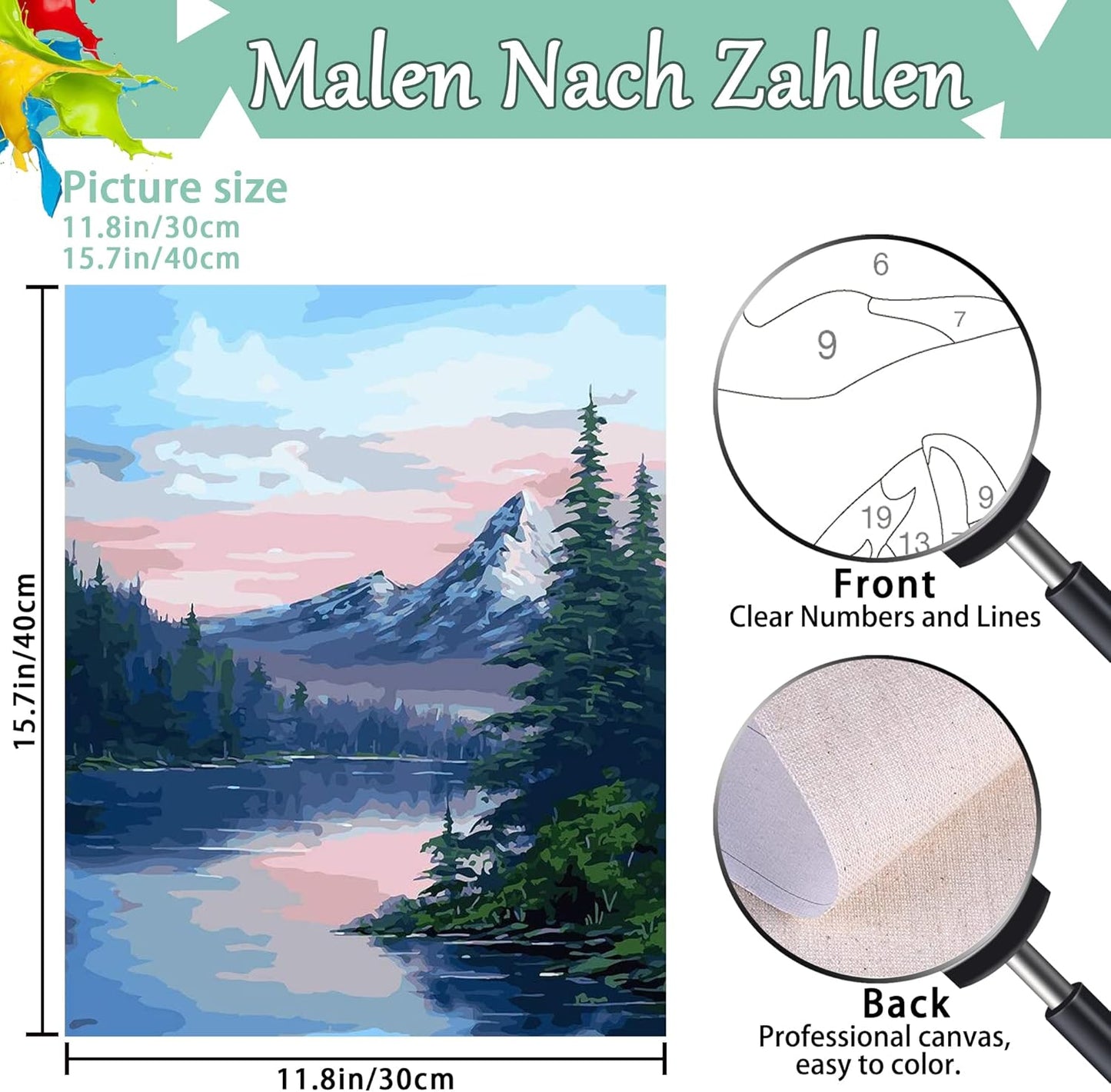 Malen nach Zahlen - Landschaften, Landschafts