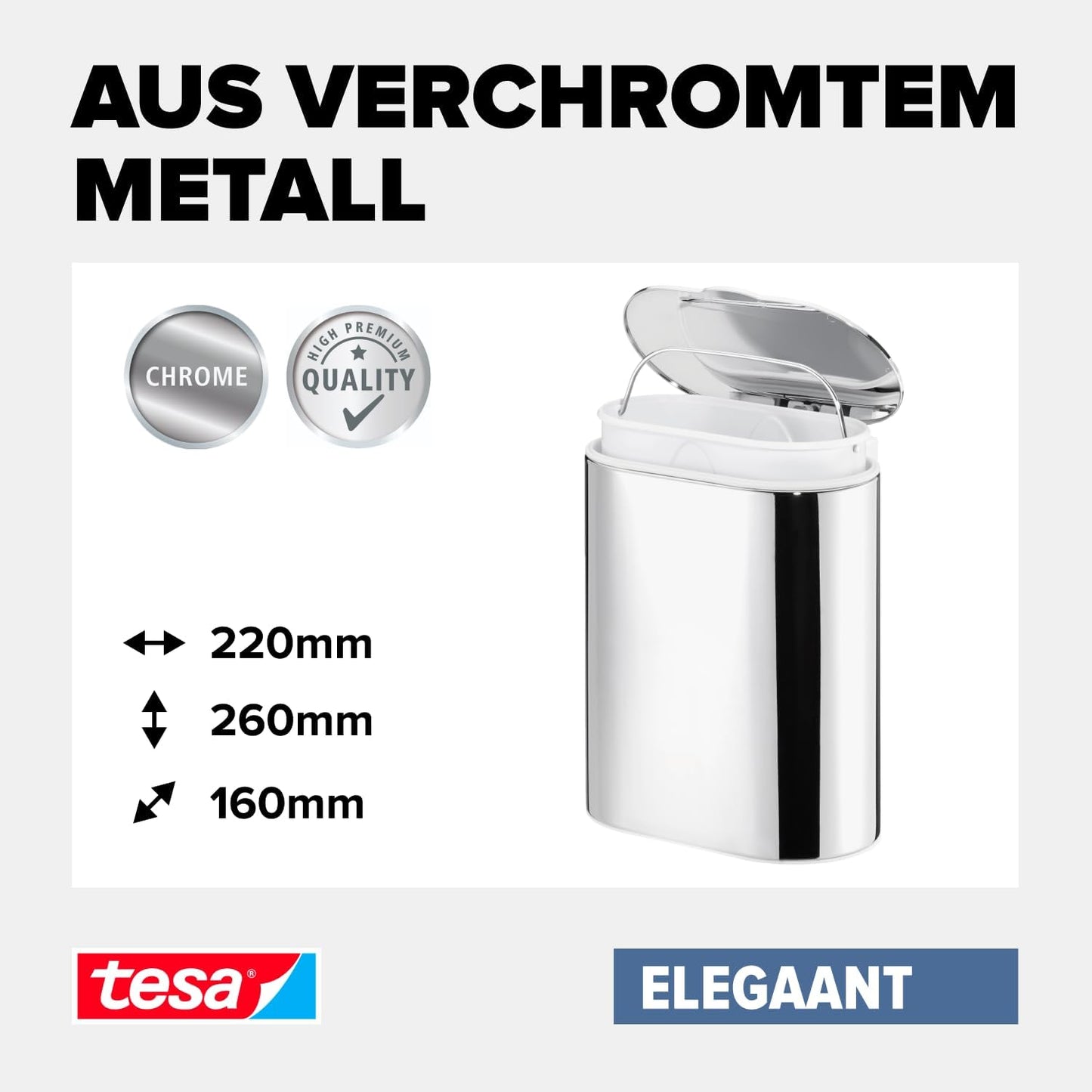 ELEGAANT Kosmetikabfalleimer, Kosmetikeimer