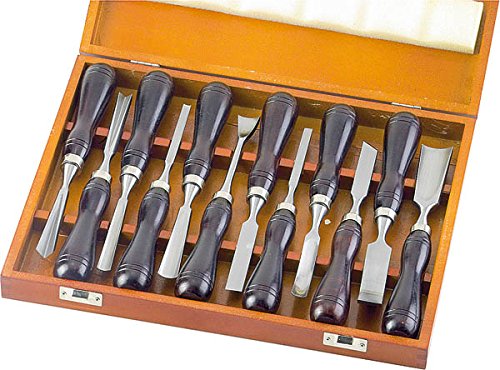 12-teiliges Holzschnitzerei Set