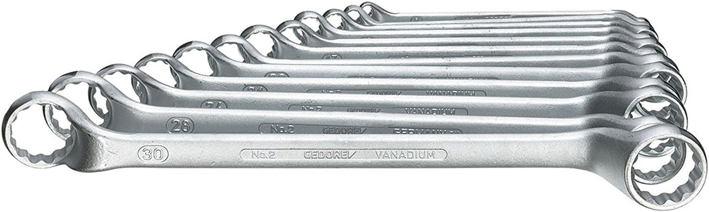 Doppelringschlüssel-Satz, 6 - 32 mm (12-teilig)