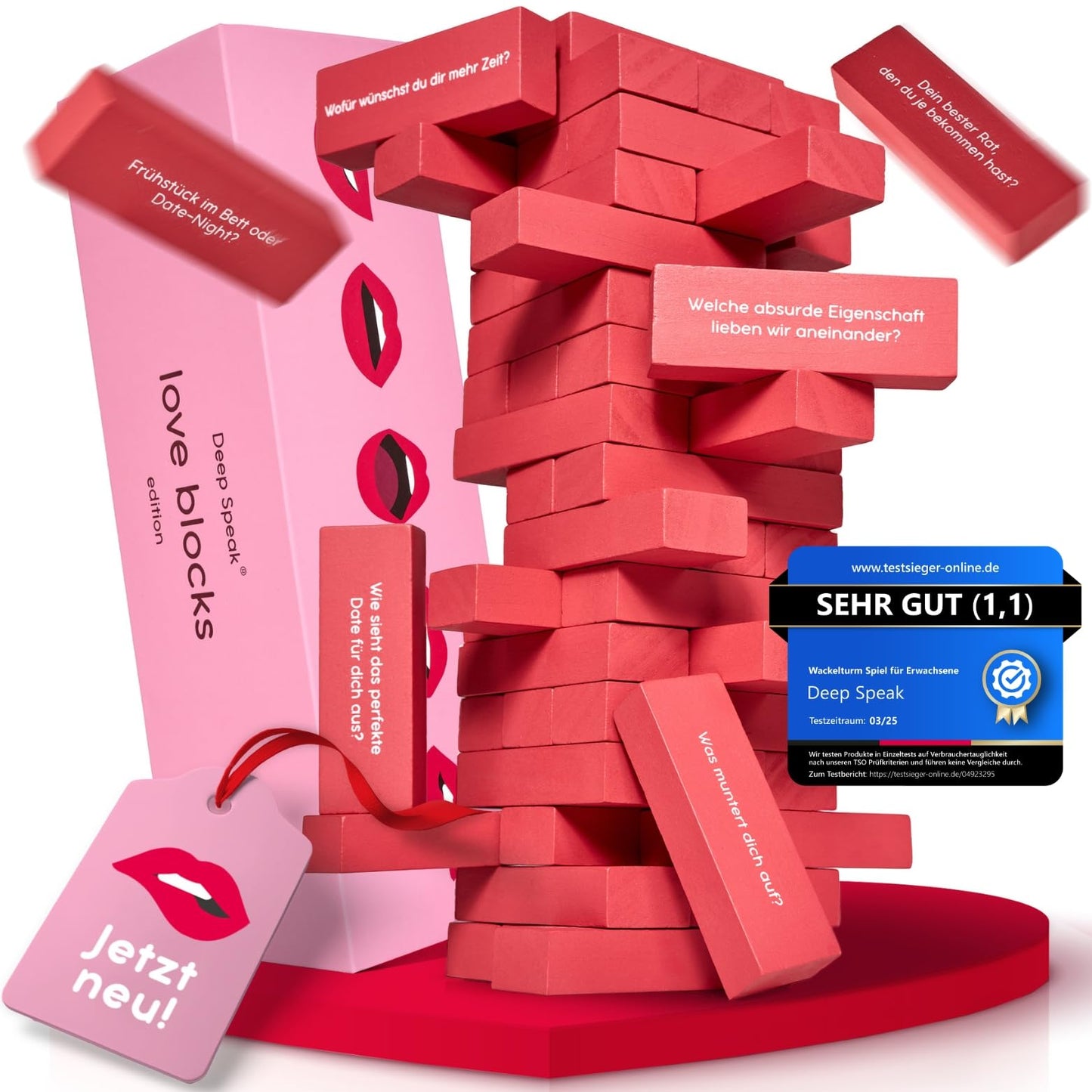 Date Night Spiele für Paare, love blocks