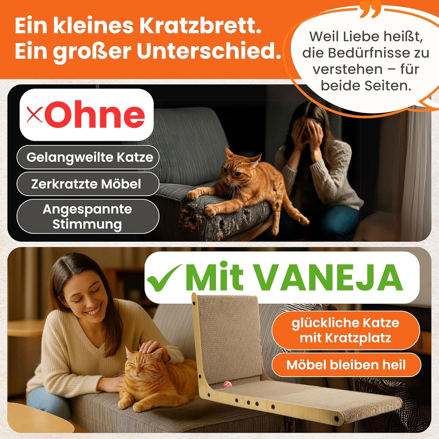 Kratzbrett mit Ballspielzeug