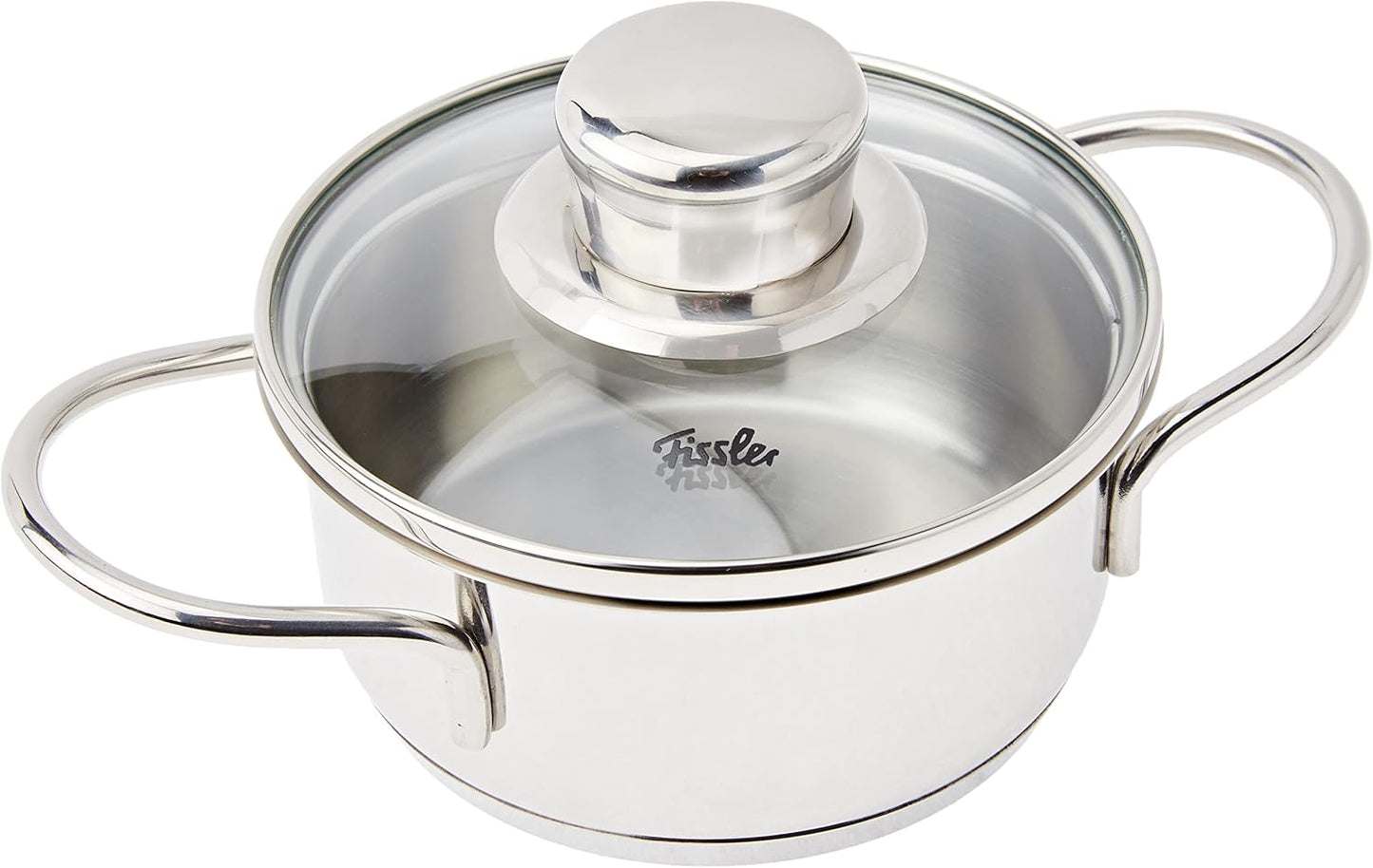 Mini-Kochtopf mit Glasdeckel, 12 cm