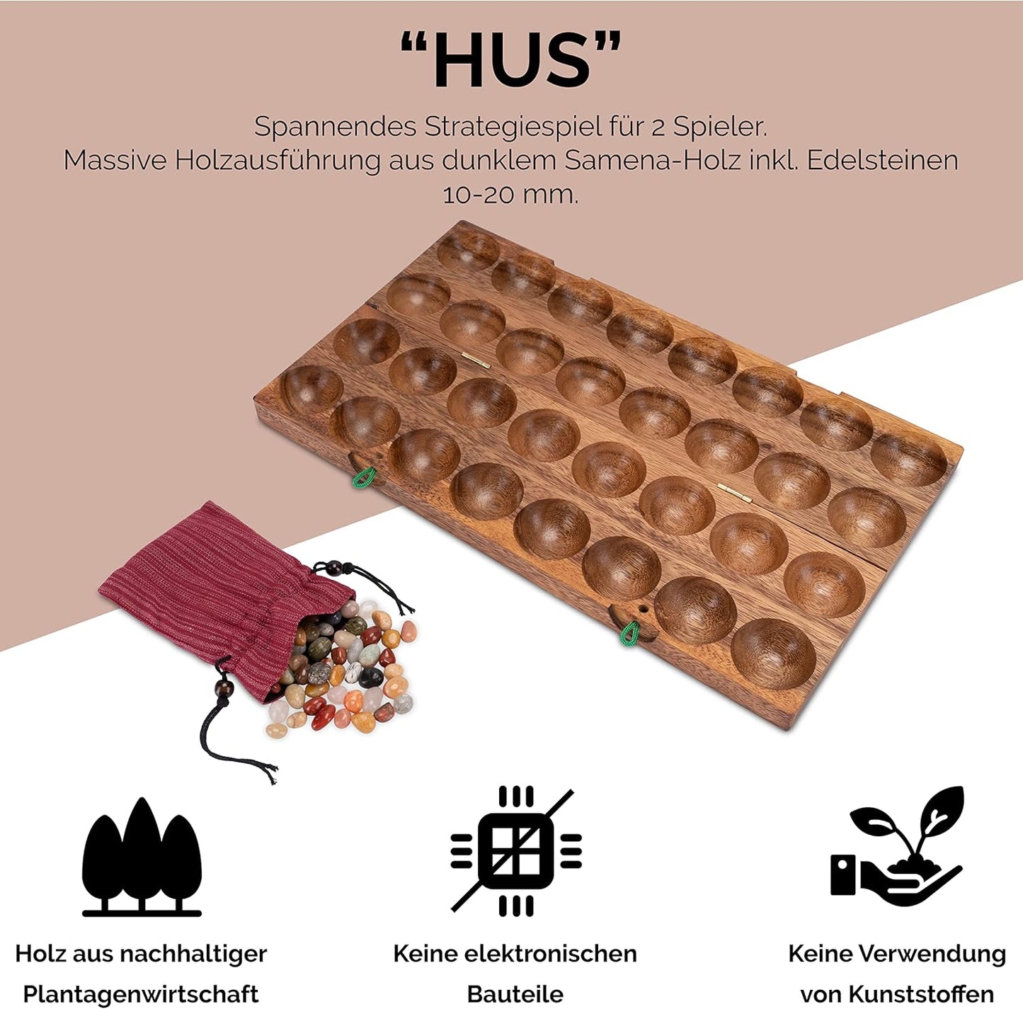 Bao-Kalaha Spiel, Schlaufenverschluss