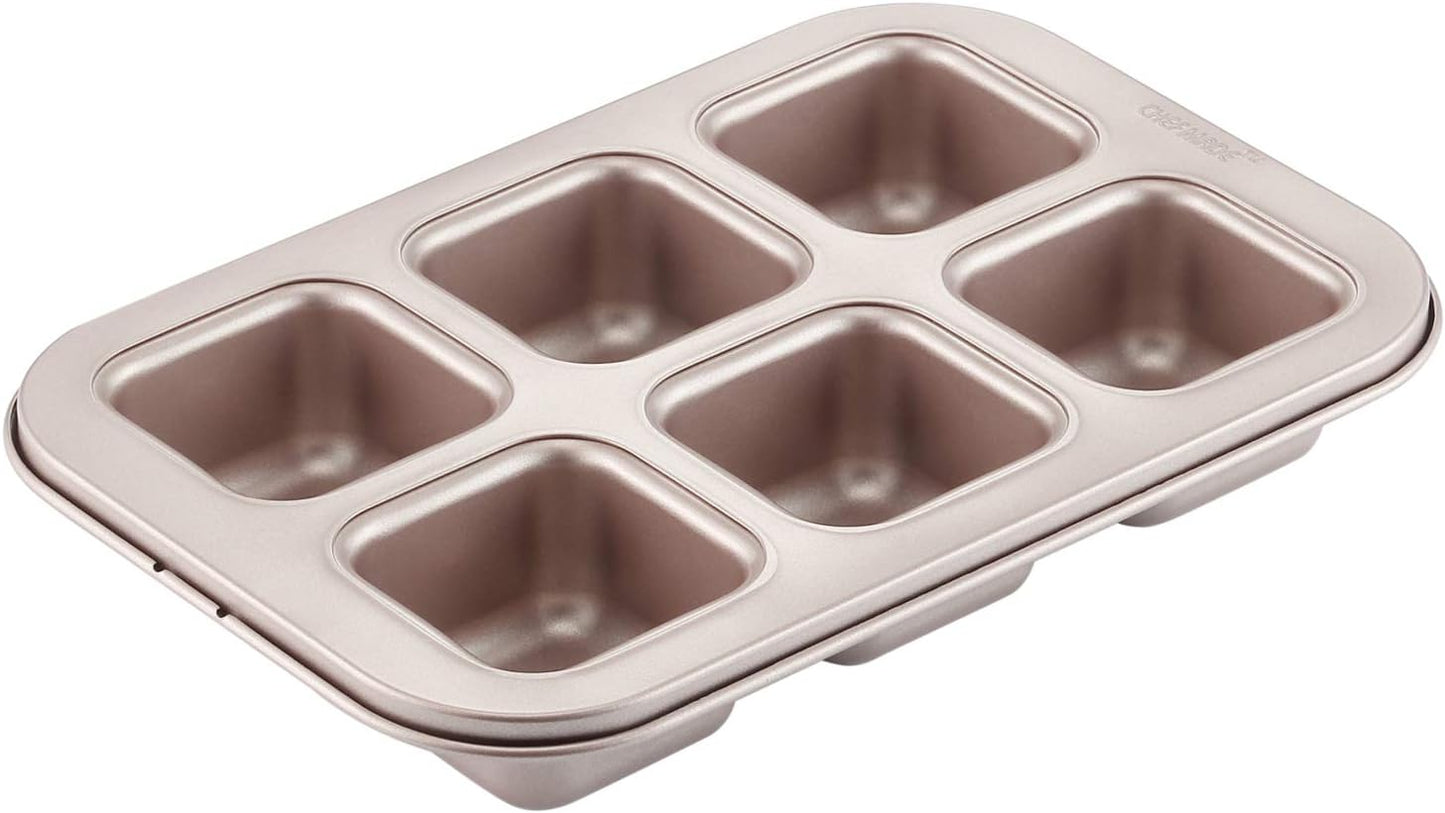 Brownie-Kuchenform, 6-tassen Platz Brownie