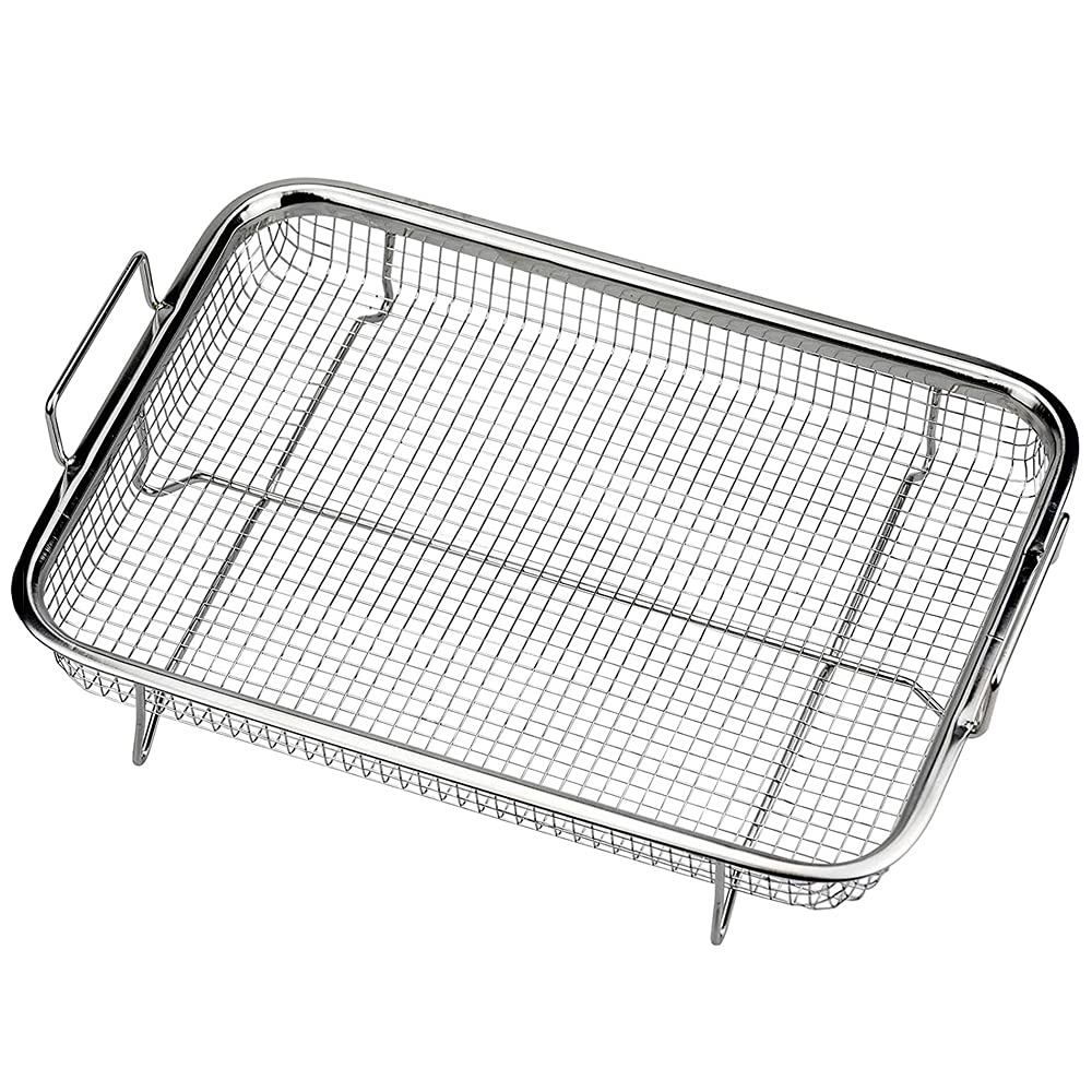Grillkorb mit Griffen, Edelstahl Grillkorb mit Griff