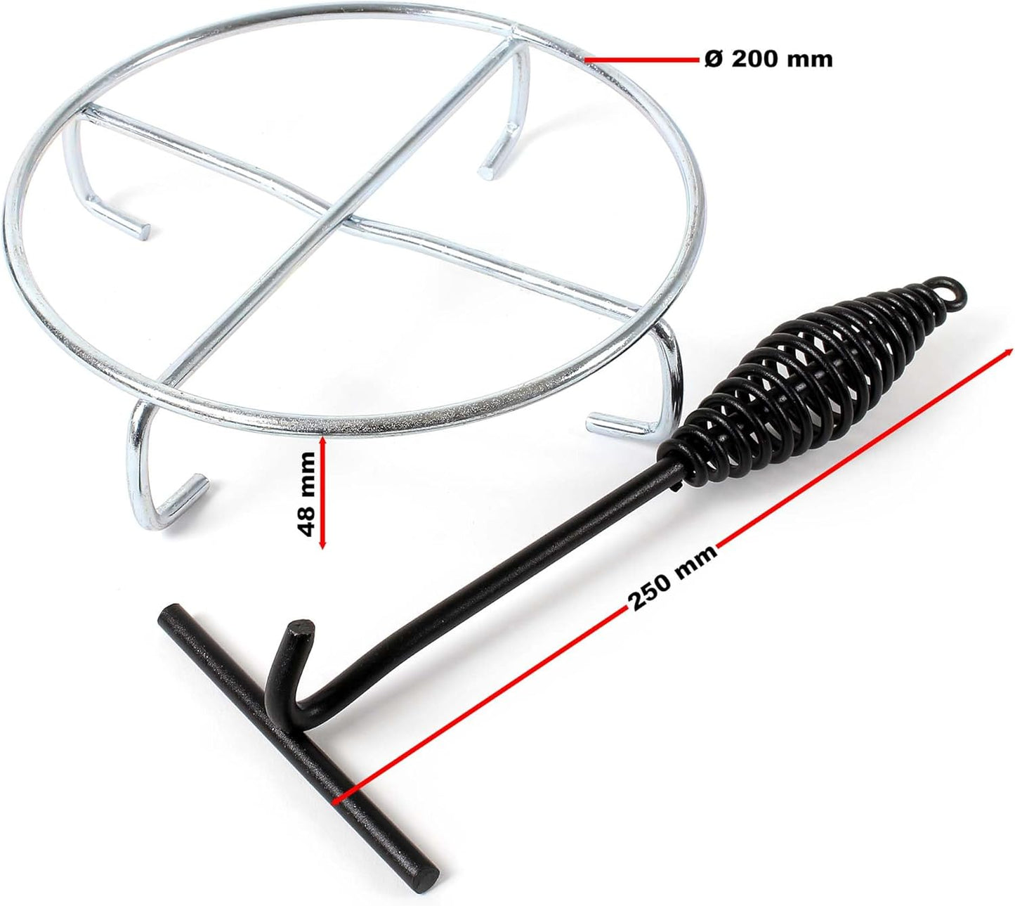 Dutch Oven Set (4l) mit Untersetzer und Deckelheber