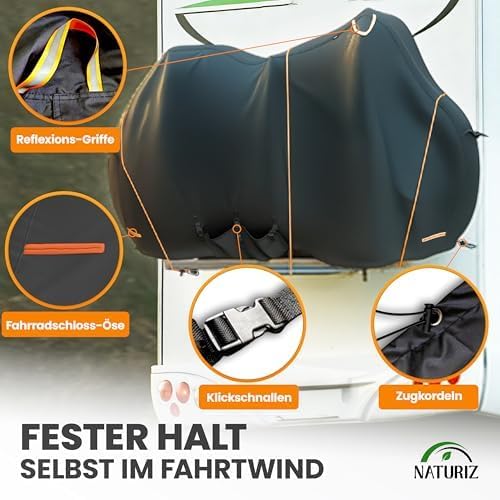 Veloschutzhülle mit Spannseil, 2 Fahrräder