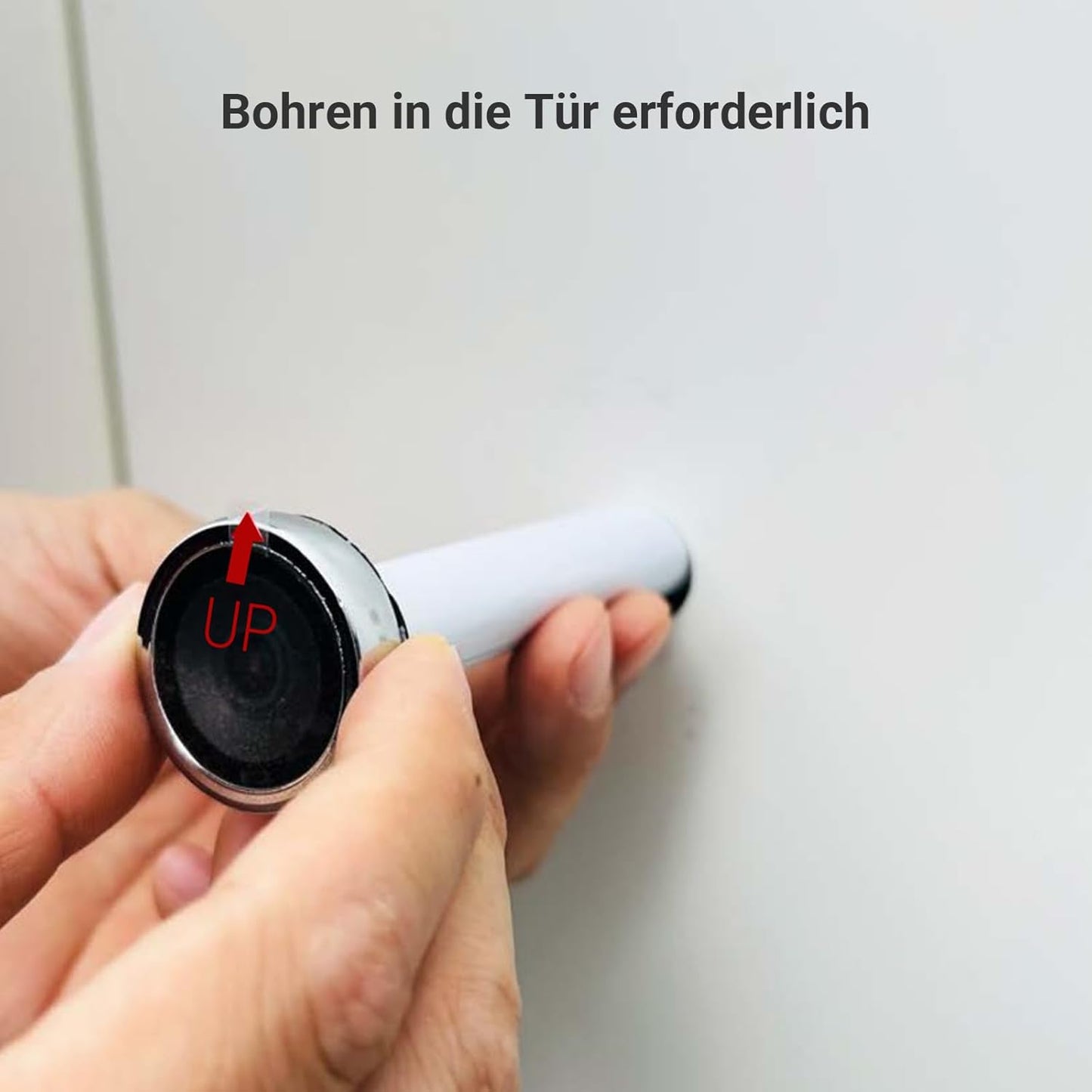 WLAN Türspion mit 4,3-Zoll-Farbbildschirm, Cp2 in Silber