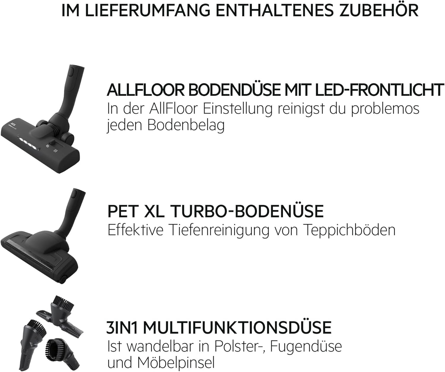 Animal 8000 Tierhaar-Staubsauger AB81A2DG mit HEPA-Filtration, AB81A2DG