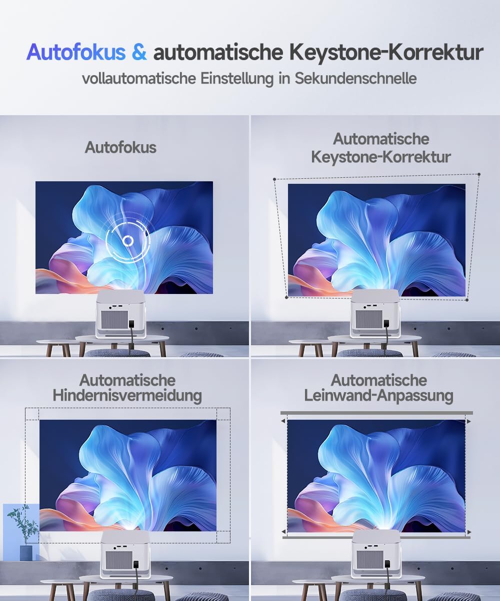 Mini Beamer mit Android 14