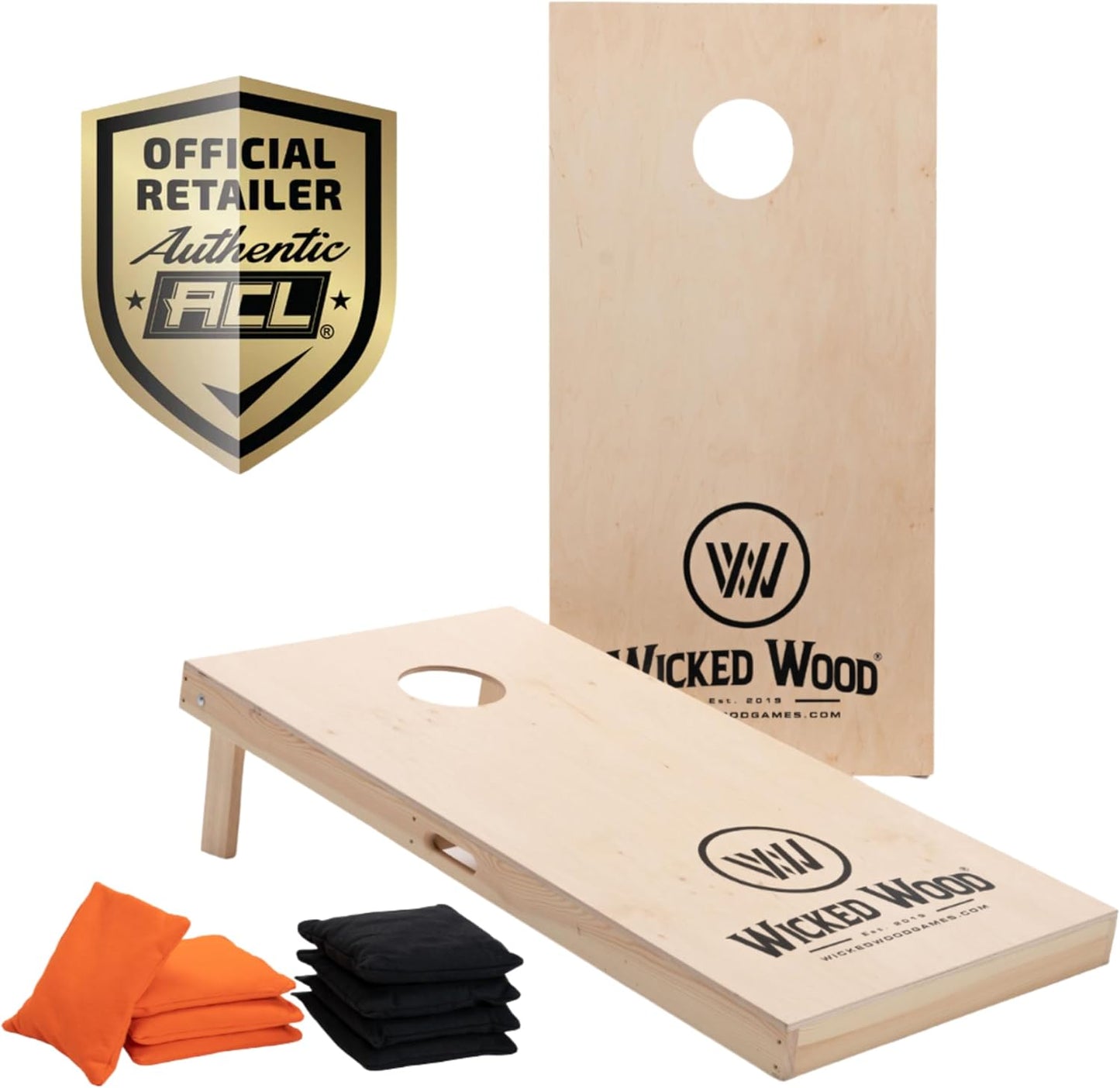 Cornhole Set 120x60 cm, Wicked Wood ACL REC 120x60 Cornhole Set