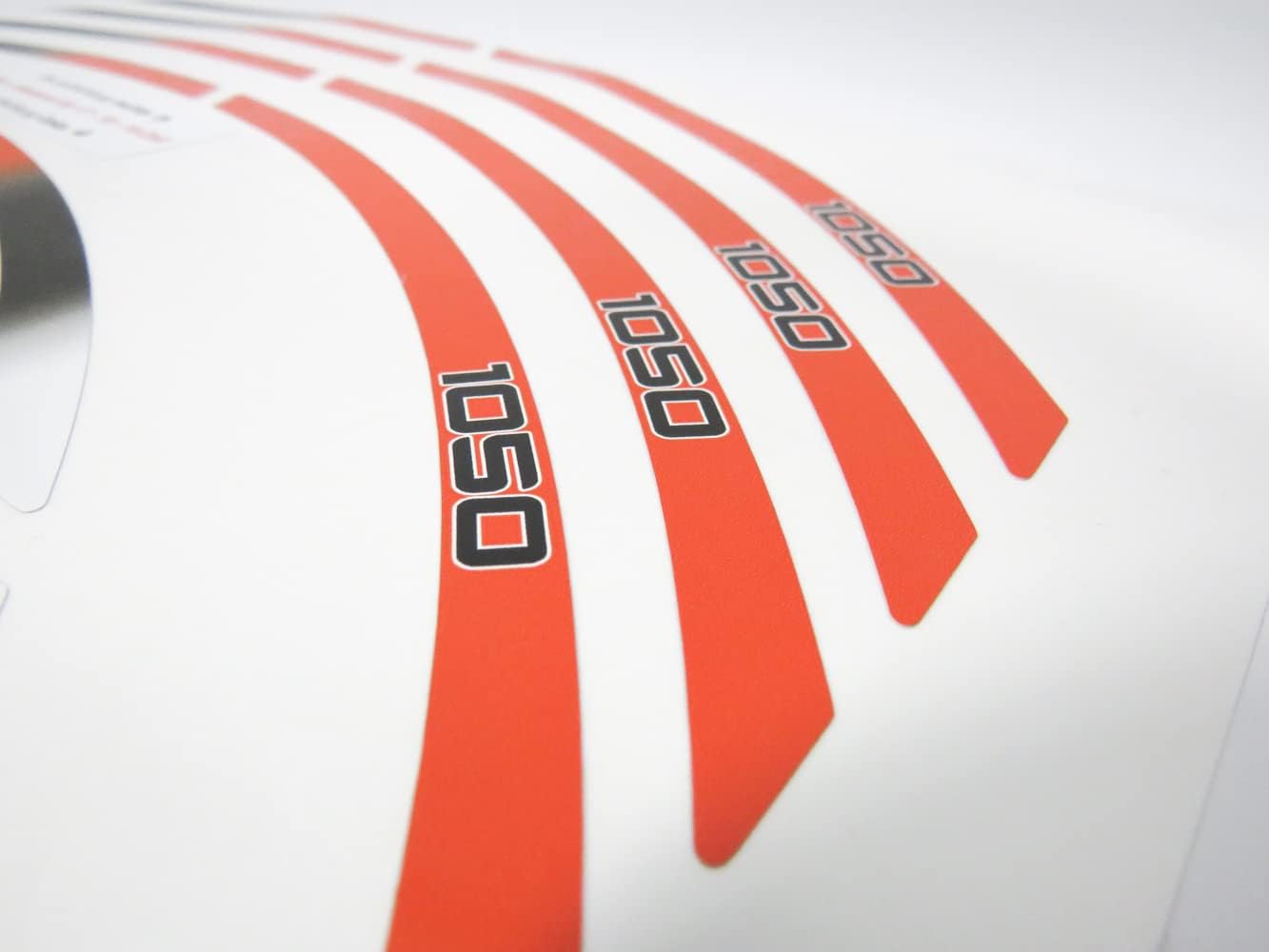 Felgenrand Aufkleber Set für KTM 1050 Adventure/R, 1050 Adventure / R - orange