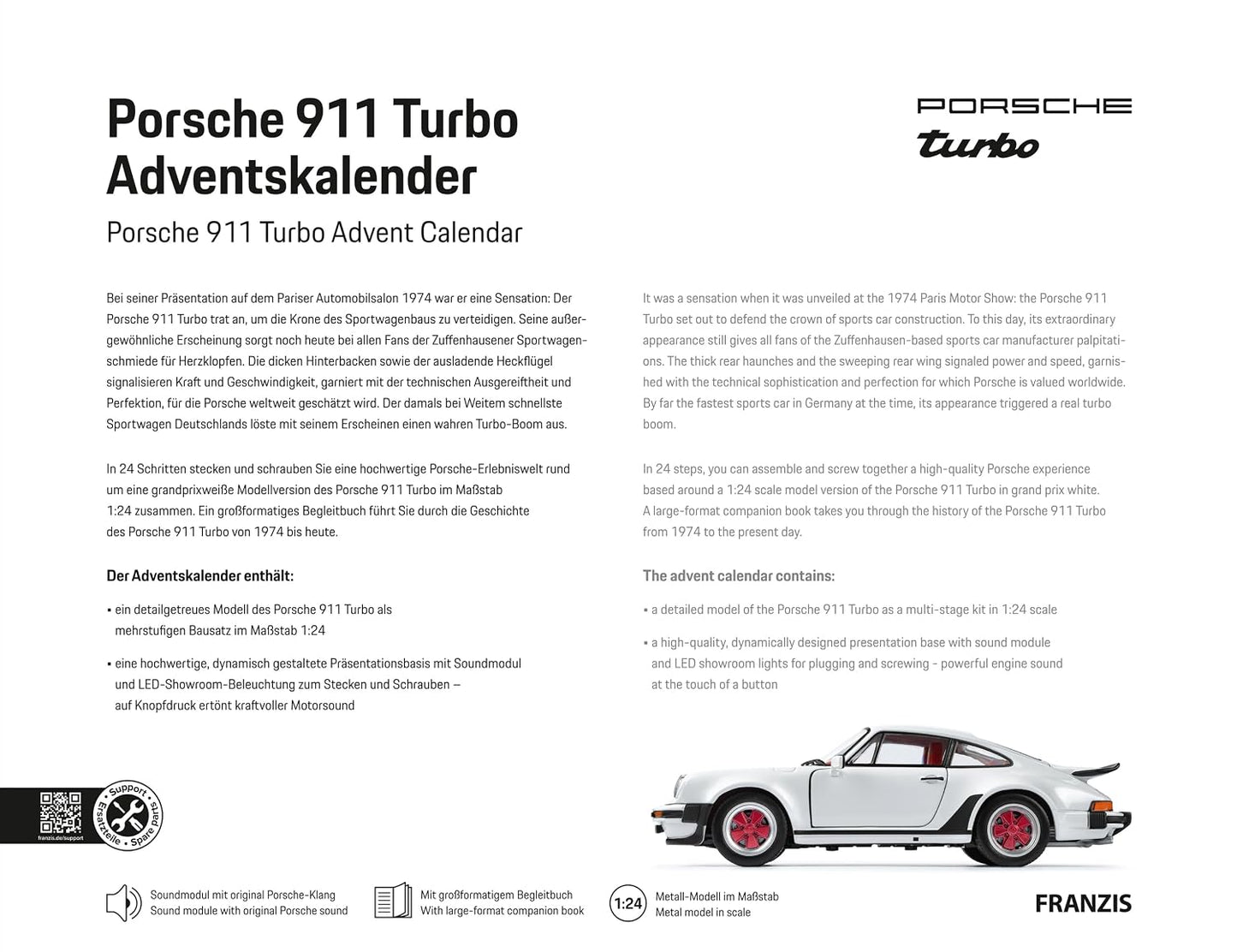 Porsche 911 Turbo Adventskalender